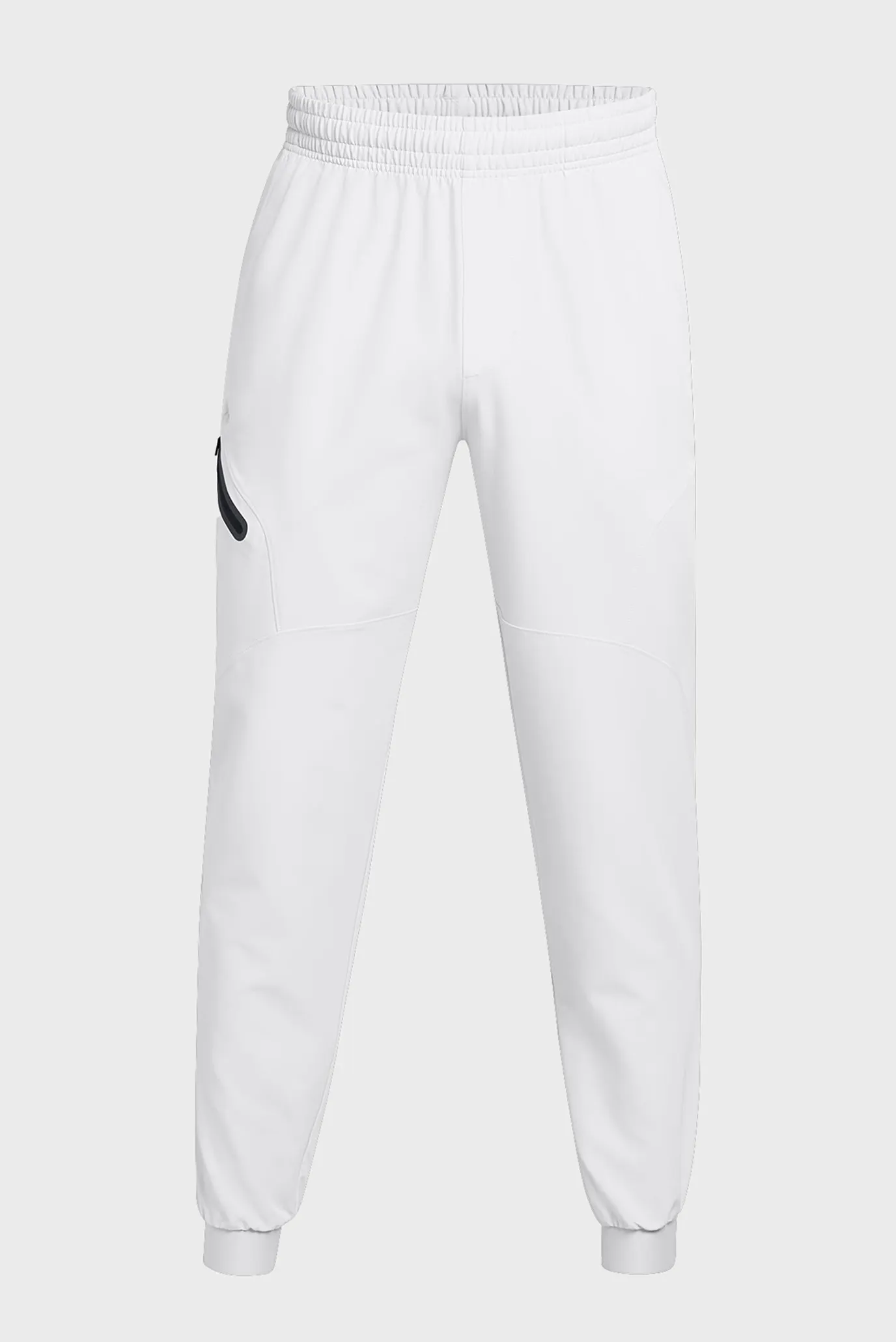 Чоловічі білі спортивні штани UA Unstoppable Woven Jogger 5