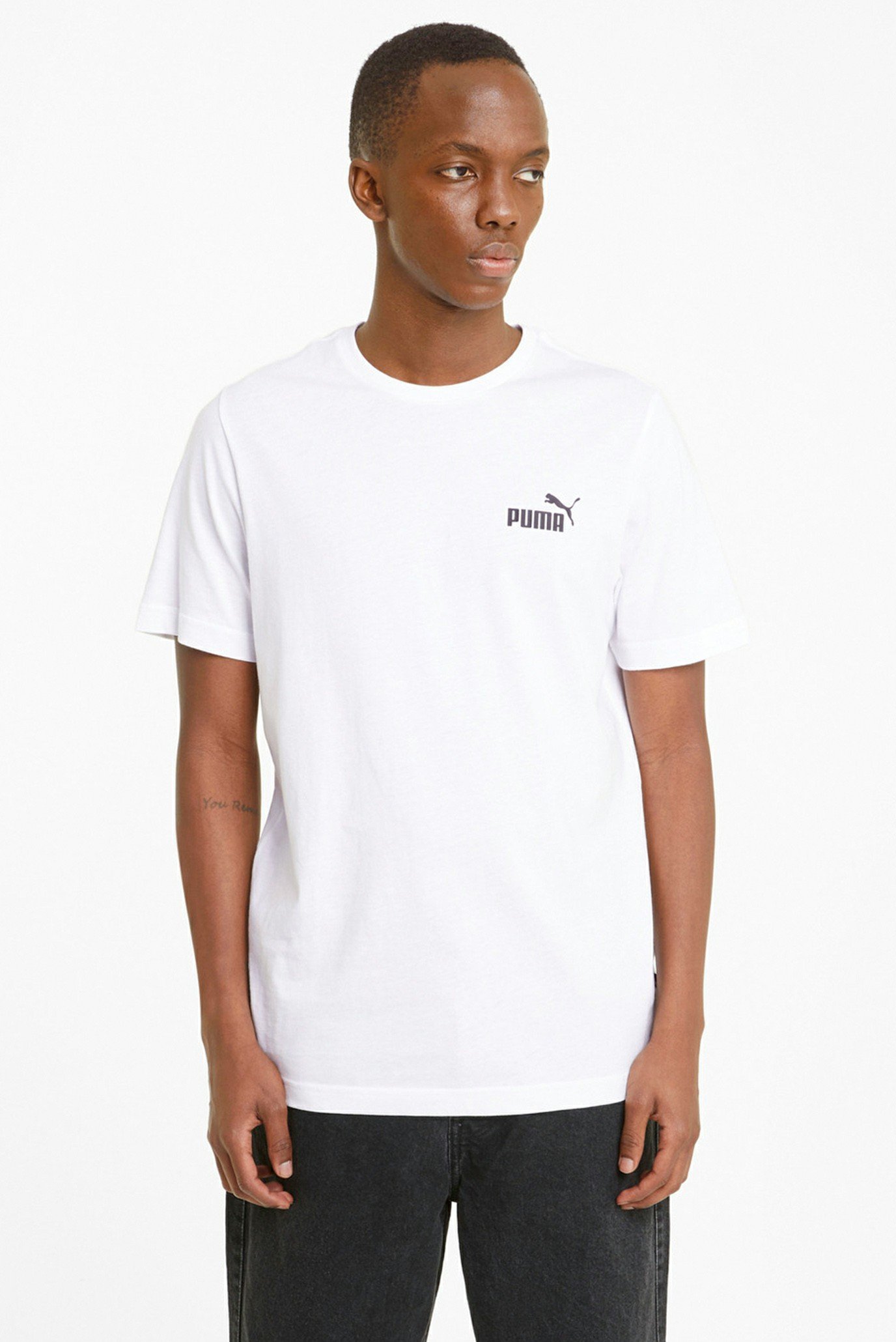 Мужская белая футболка Essentials Small Logo Men's Tee 1