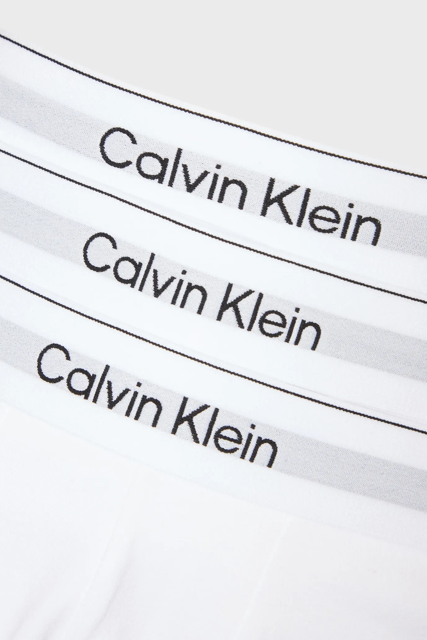 Мужские белые боксеры (3 шт) LOW RISE TRUNK 7