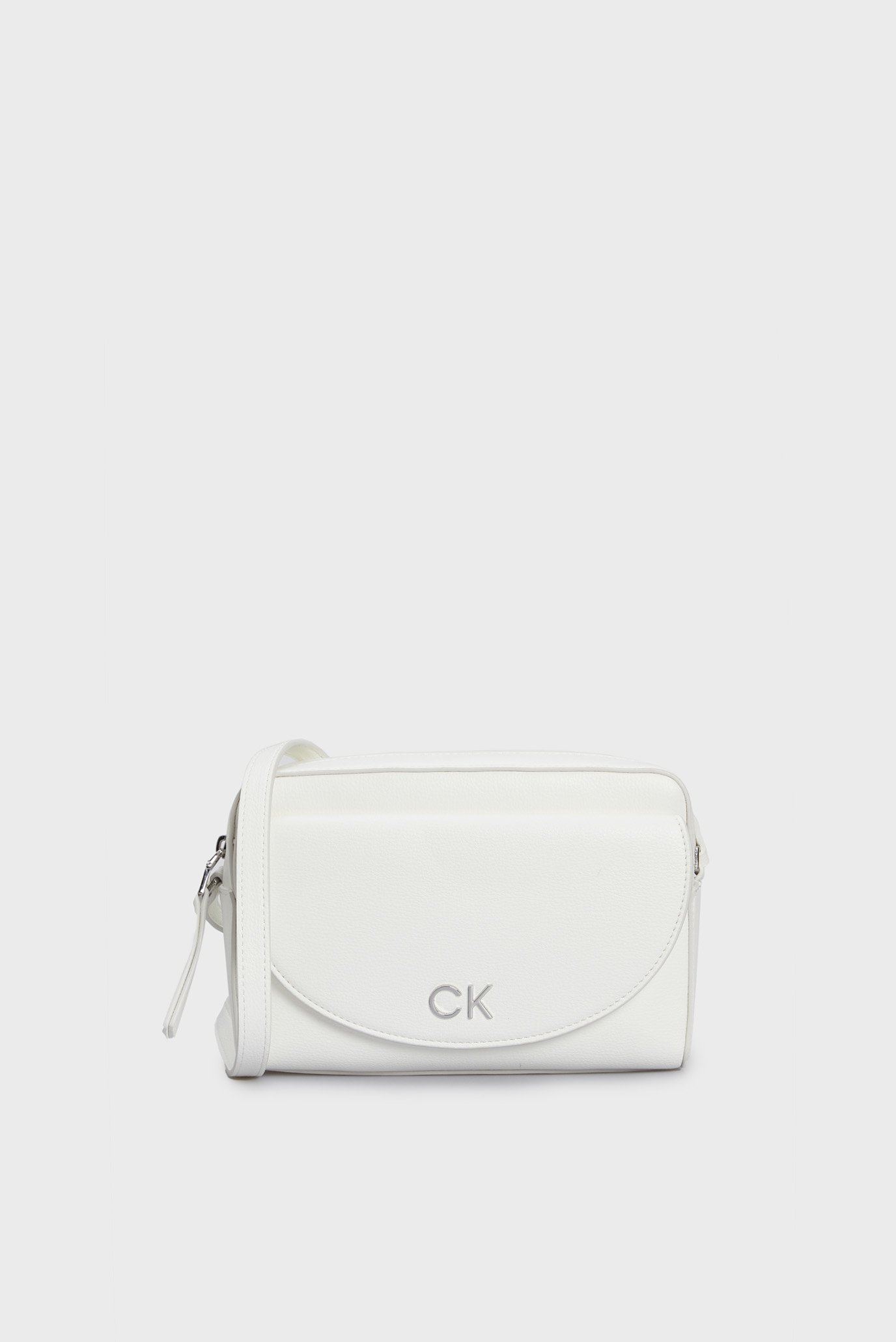 Женская белая сумка CK DAILY CAMERA BAG PEBBLE 1