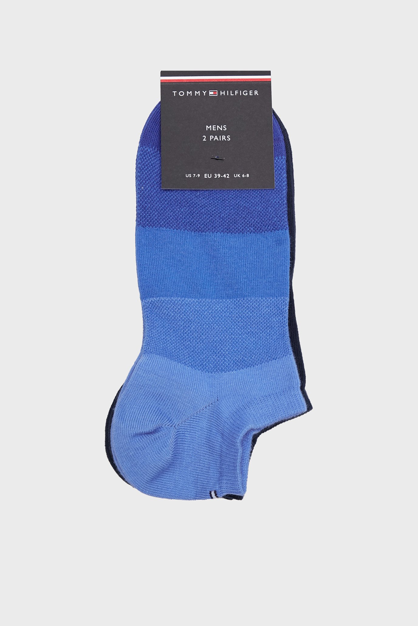 Чоловічі сині шкарпетки (2 пари) GRADIENT BIRDSEYE 1
