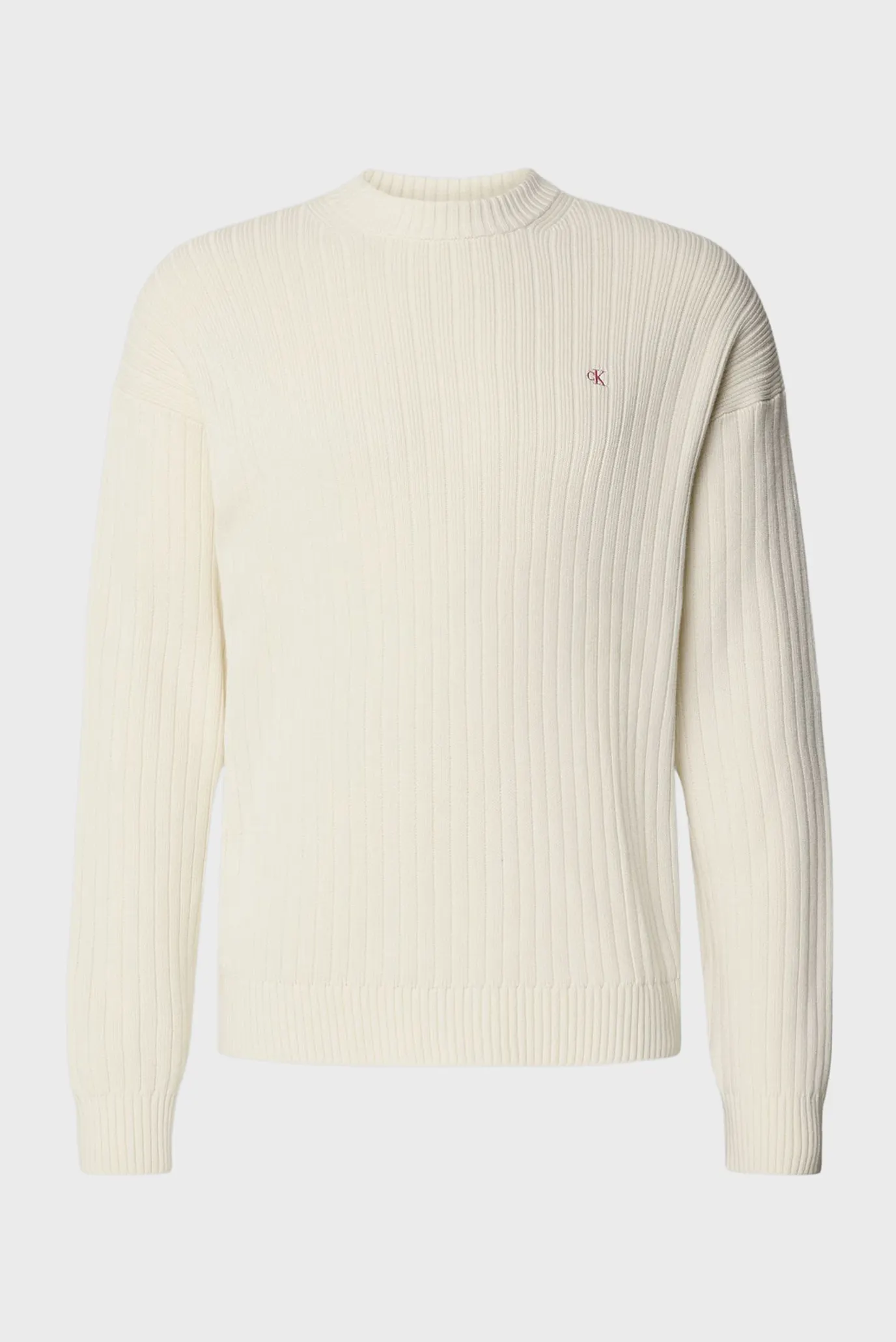 Мужской белый джемпер VERTICAL TEXTURE 7