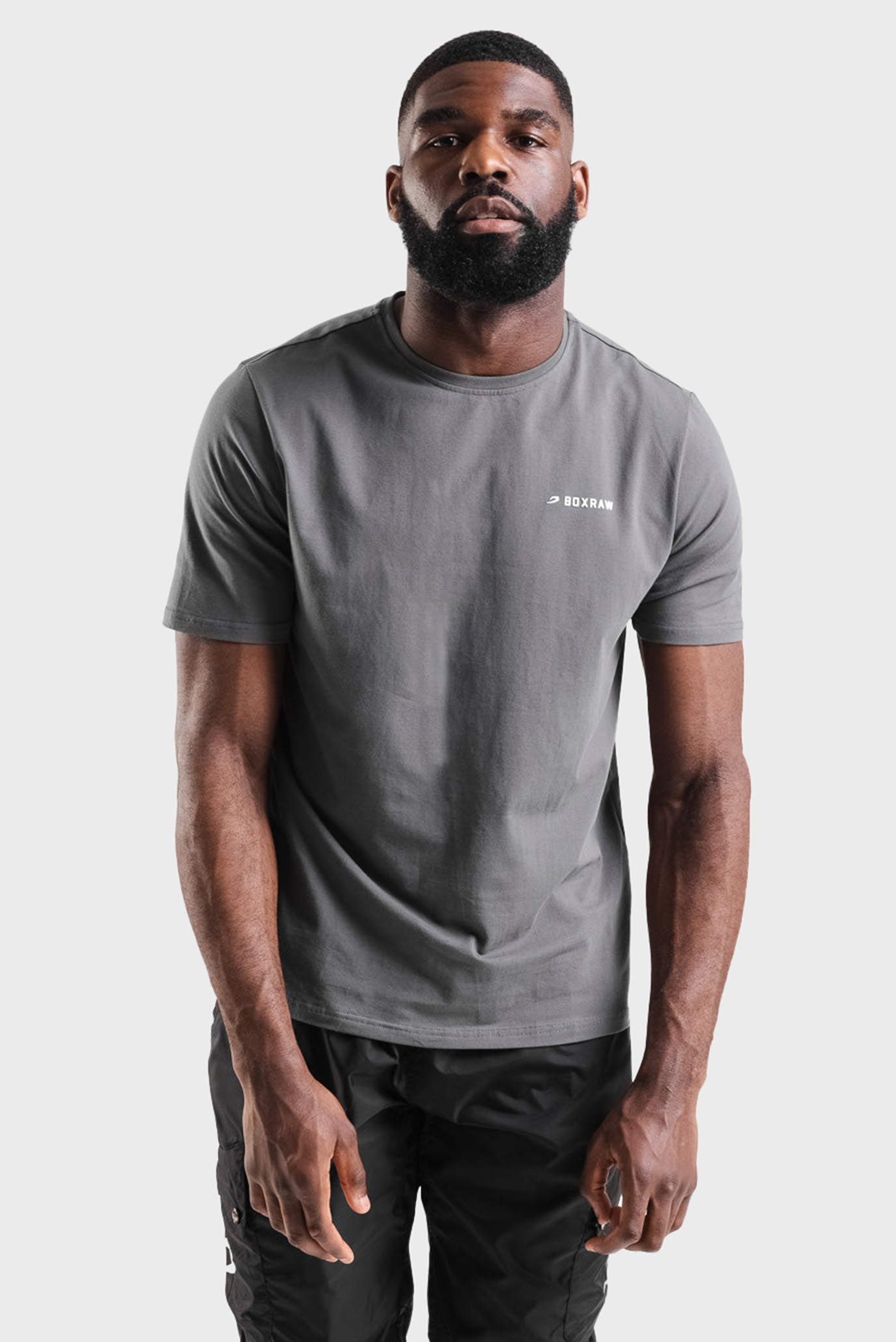 Мужская темно-серая футболка BOXRAW 1