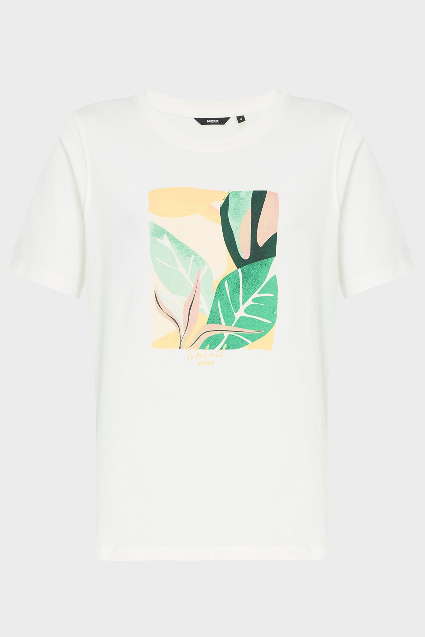 Женская белая футболка T-shirt with graphic print 1
