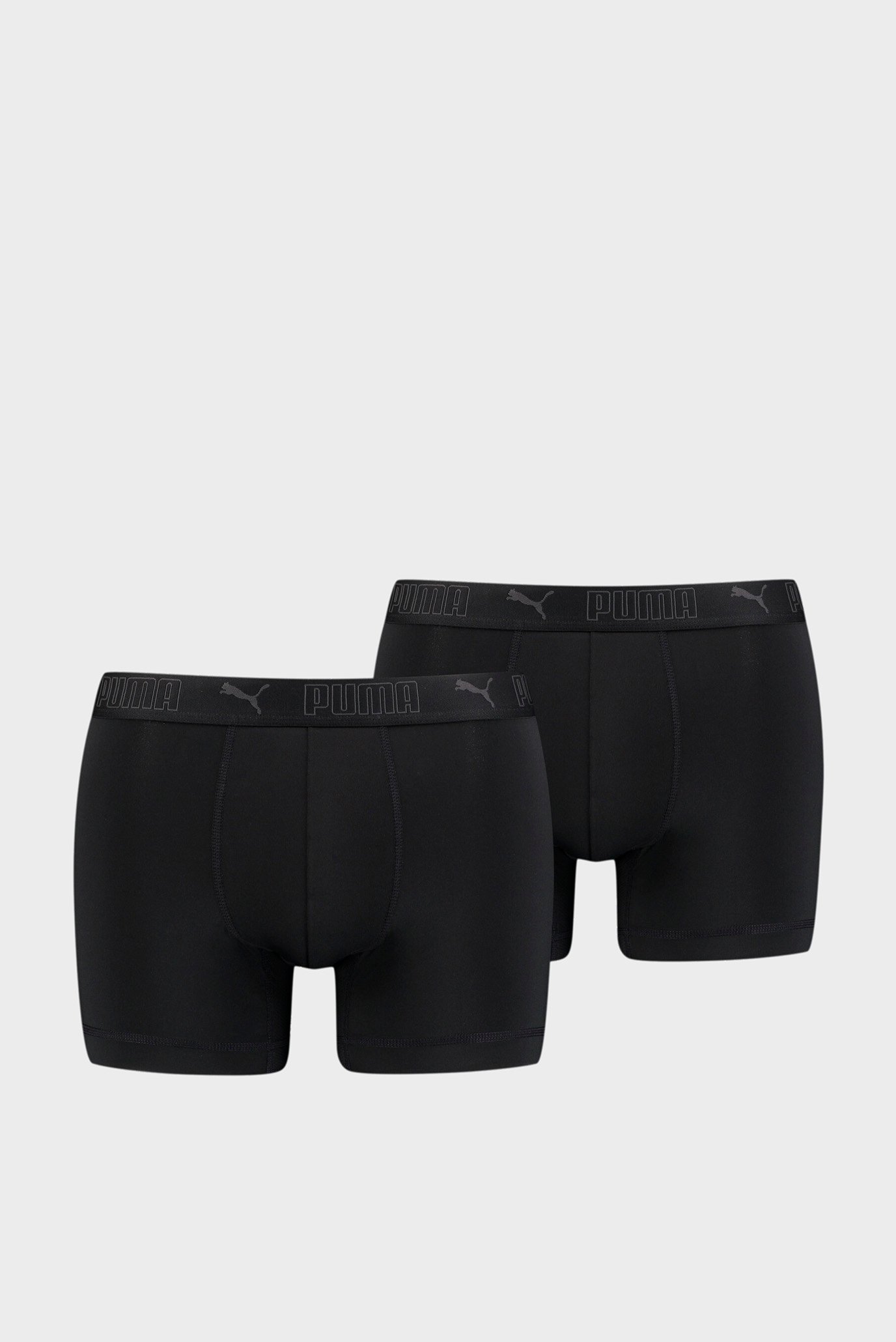 Мужские черные боксеры (2 шт)  PUMA Sport Men’‎s Microfiber Boxers 2 Pack 1