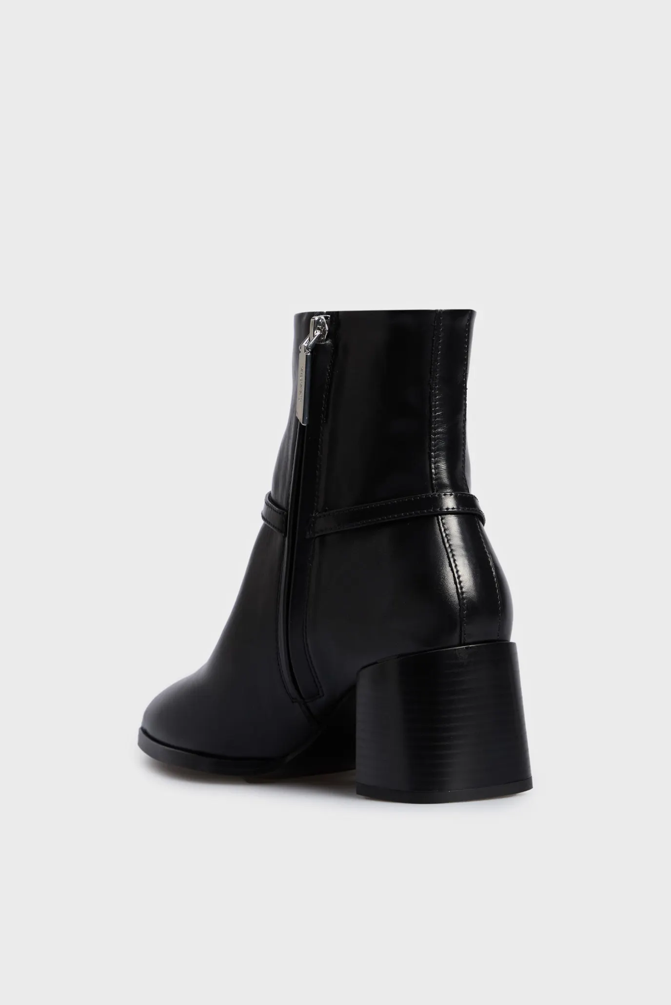 Женские черные кожаные ботильоны ANKLE BOOT 55 W/HW LTH 5