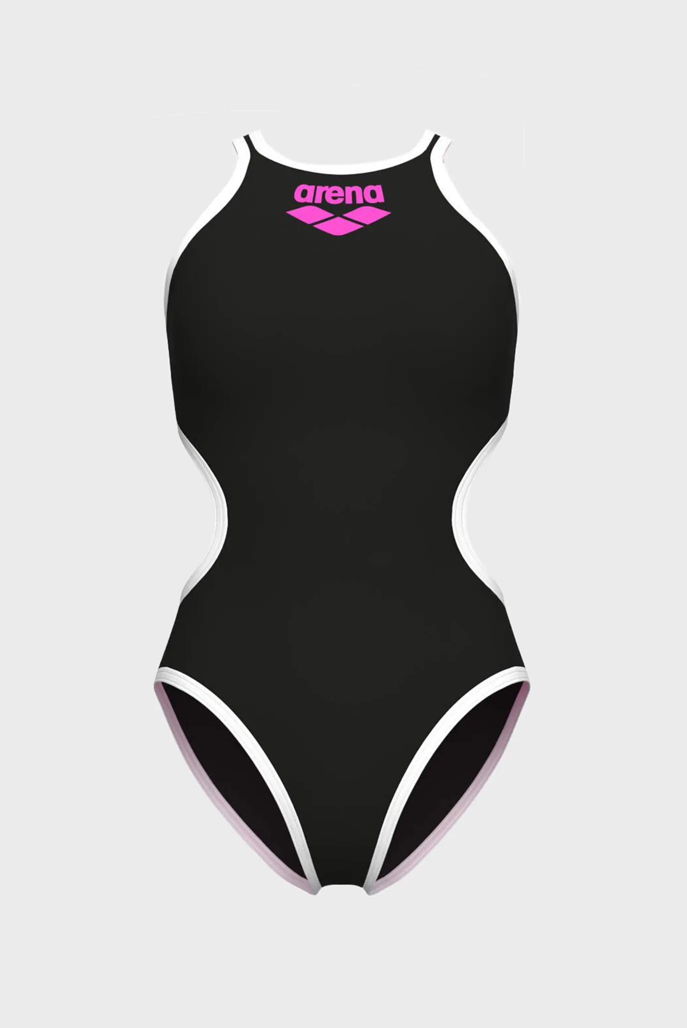 Женский черный купальник ONE BIGLOGO ONE PIECE 6