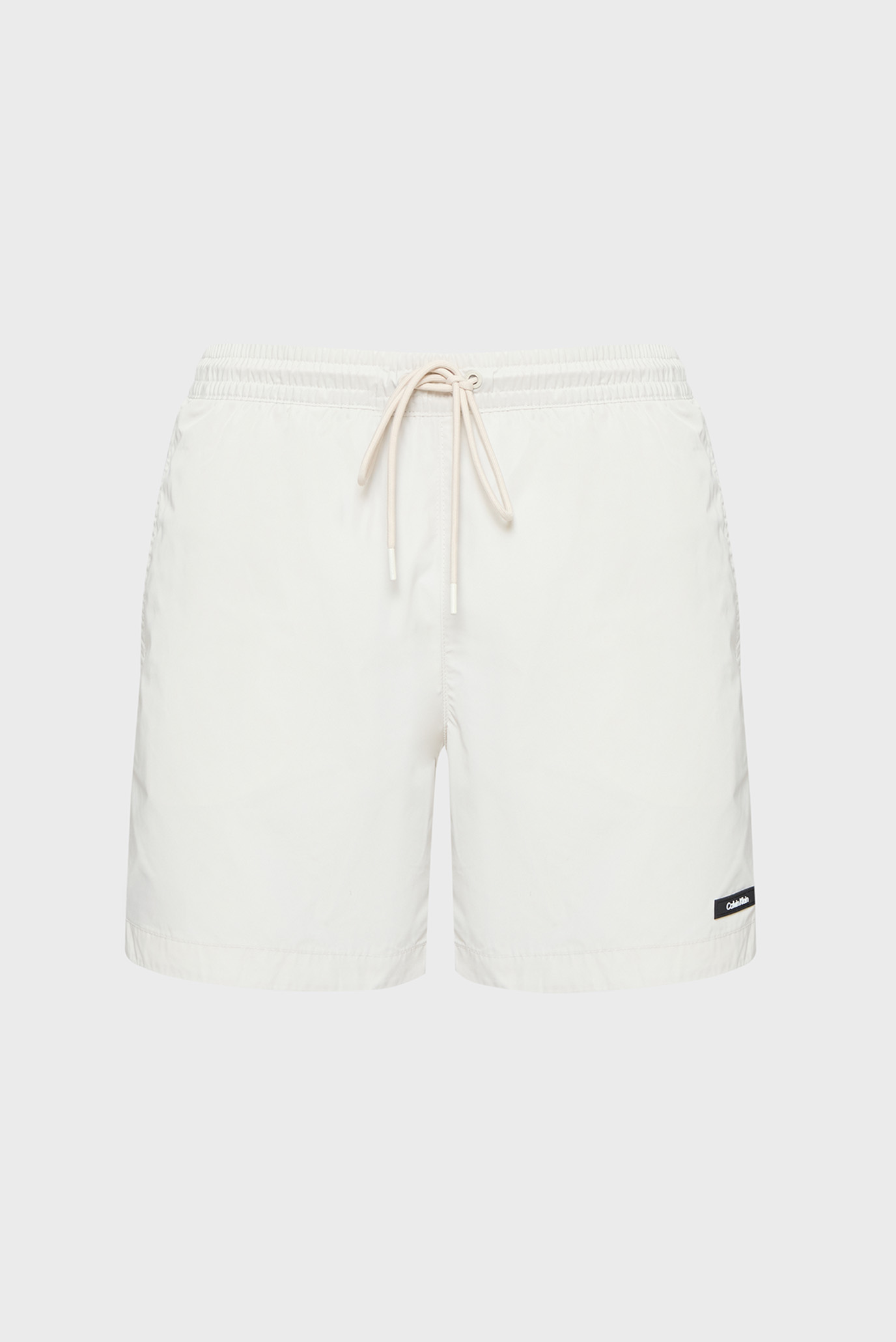 Мужские светло-серые плавательные шорты MEDIUM DRAWSTRING Серый M Calvin Klein KM0KM01111 Мужские светло-серые плавательные шорты MEDIUM DRAWSTRING Серый M Calvin Klein KM0KM01111