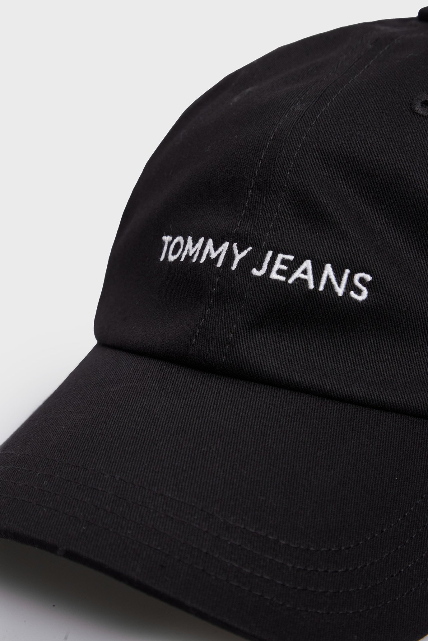 Жіноча чорна кепка TJW LINEAR LOGO CAP Tommy Jeans AW0AW15845 — MD-Fashion