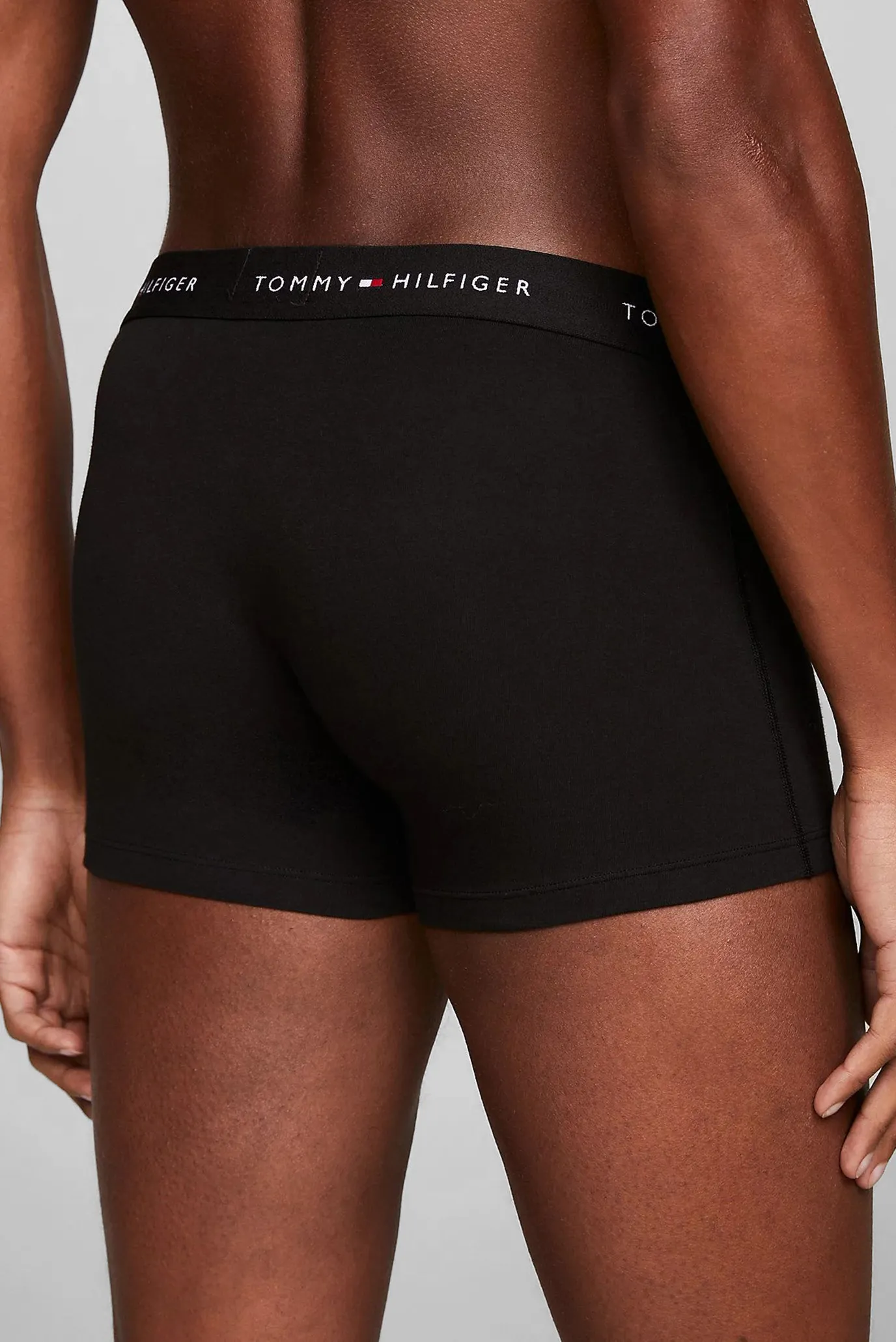 Мужские черные боксеры (3 шт) TRUNK 3