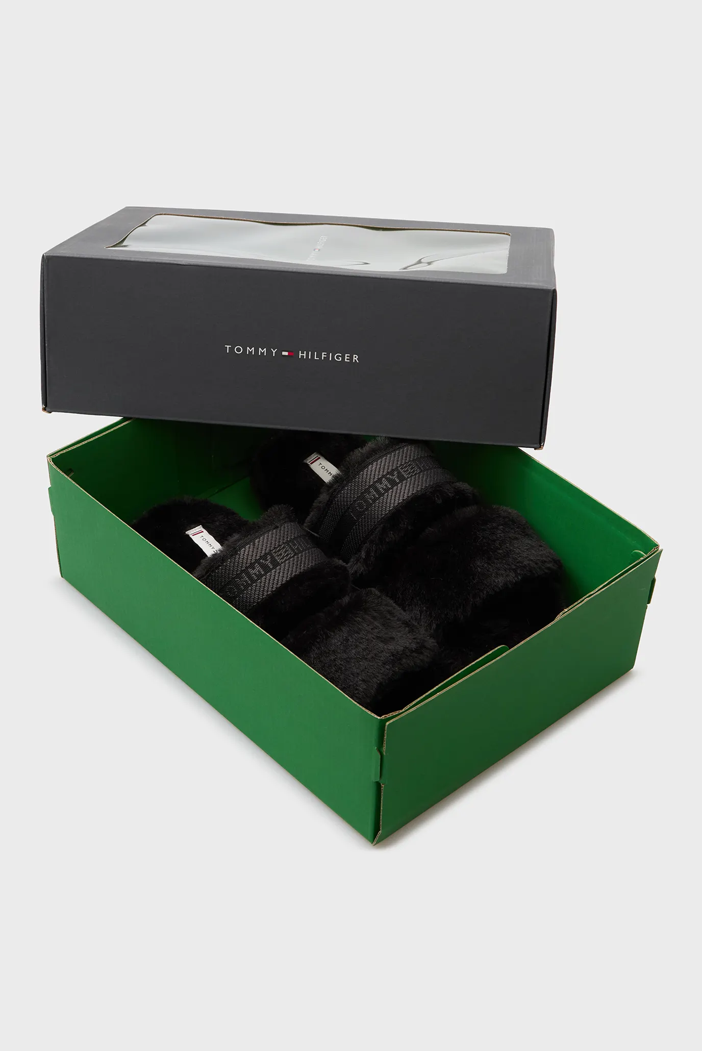 Женские черные тапочки SLIPPER 6