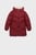 Детская бордовая куртка CHEVRON TEDDY LINED PUFFER