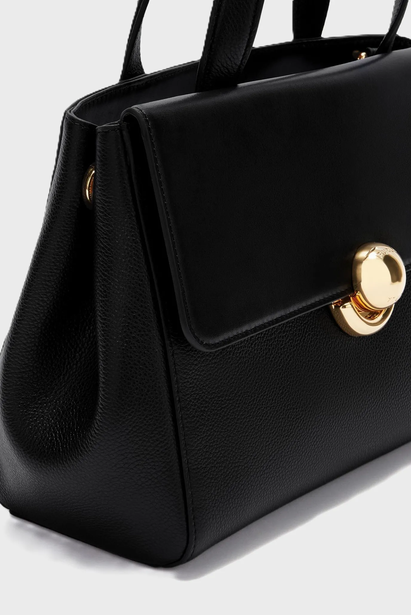 Женская черная кожаная сумка 5