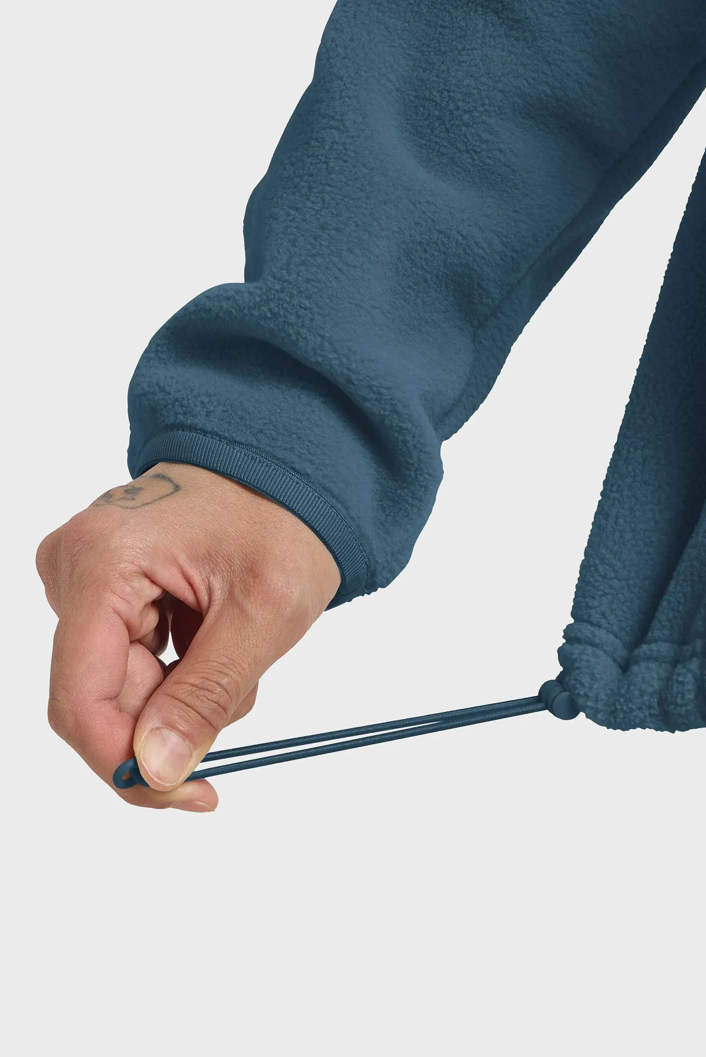 Женская синяя спортивная кофта 4