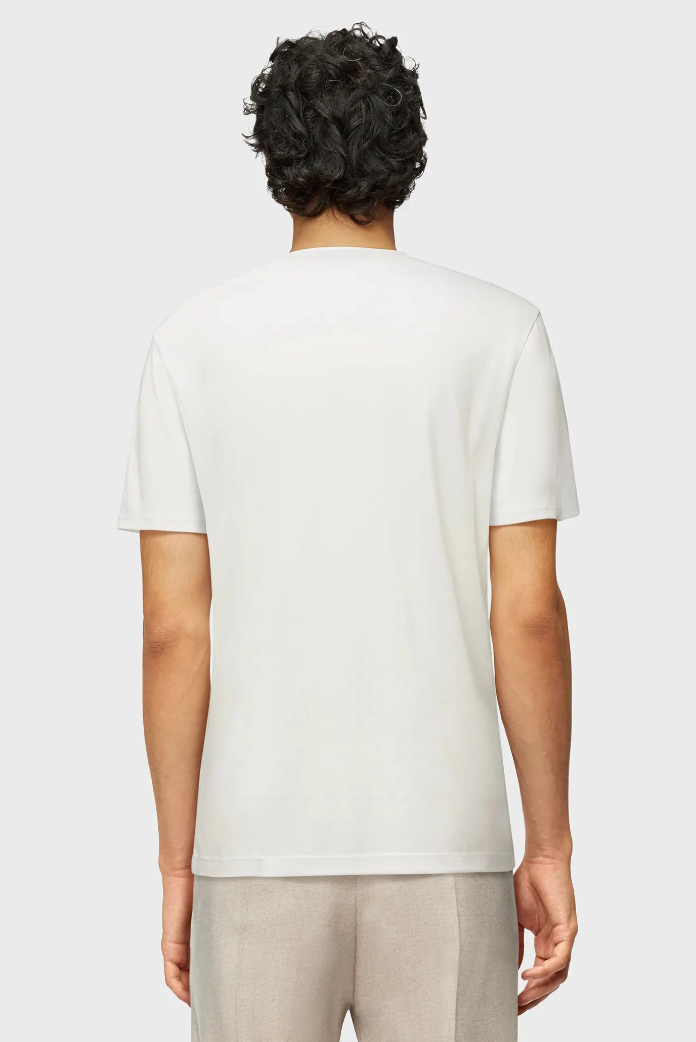 Чоловіче біле поло LOUIS 3