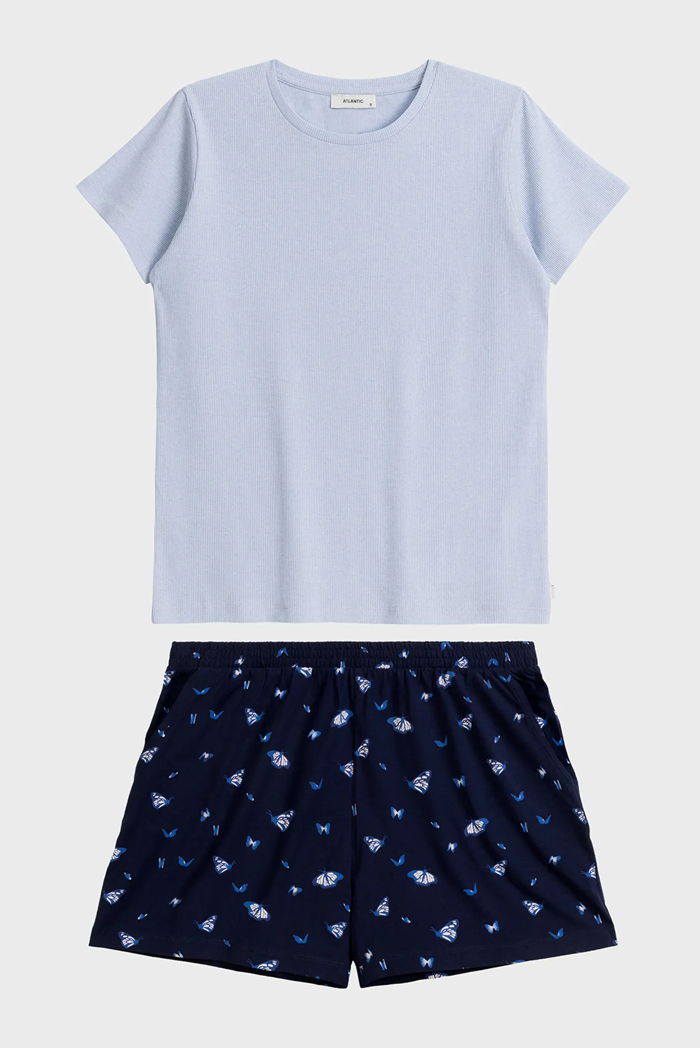 Женская пижама (футболка, шорты) 3