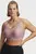 Жіночий рожевий спортивний топ UA Infinity High Zip 2.0 Bra