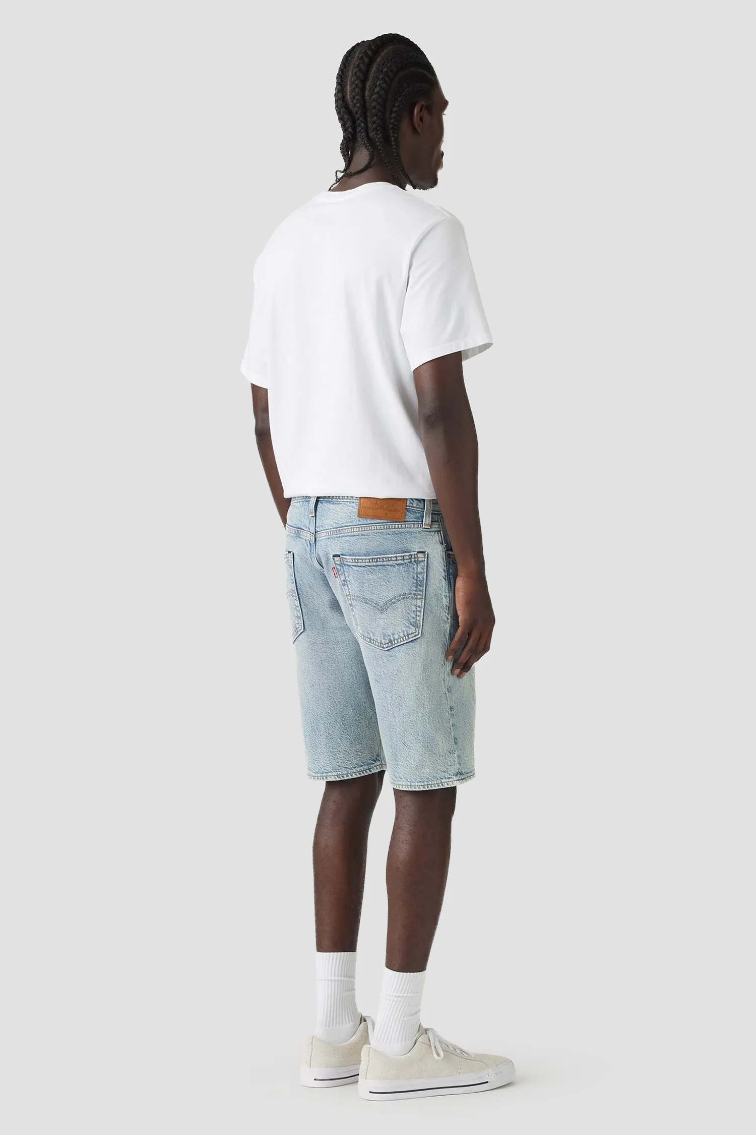 Чоловічі блакитні джинсові шорти 3