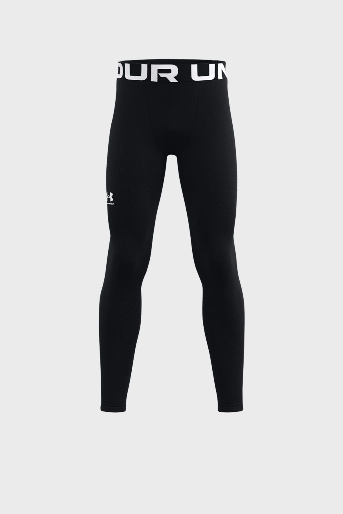 Детские черные термобрюки UA CG Armour Leggings 1