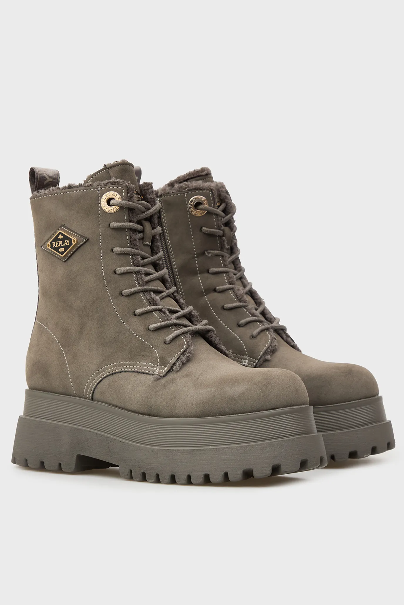 Жіночі сірі черевики 3