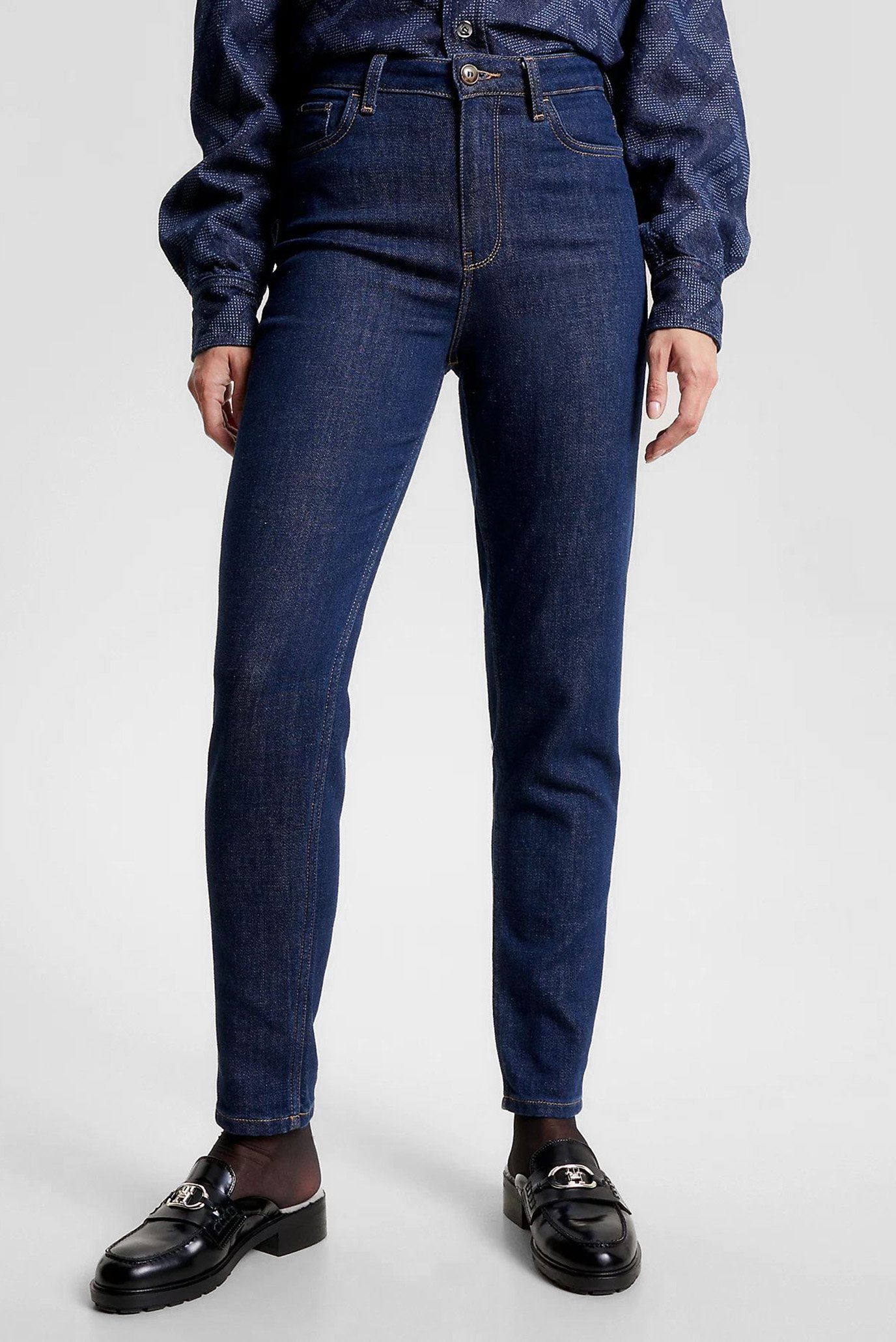 Жіночі темно-сині джинси GRAMERCY TAPERED HW A RUE 1