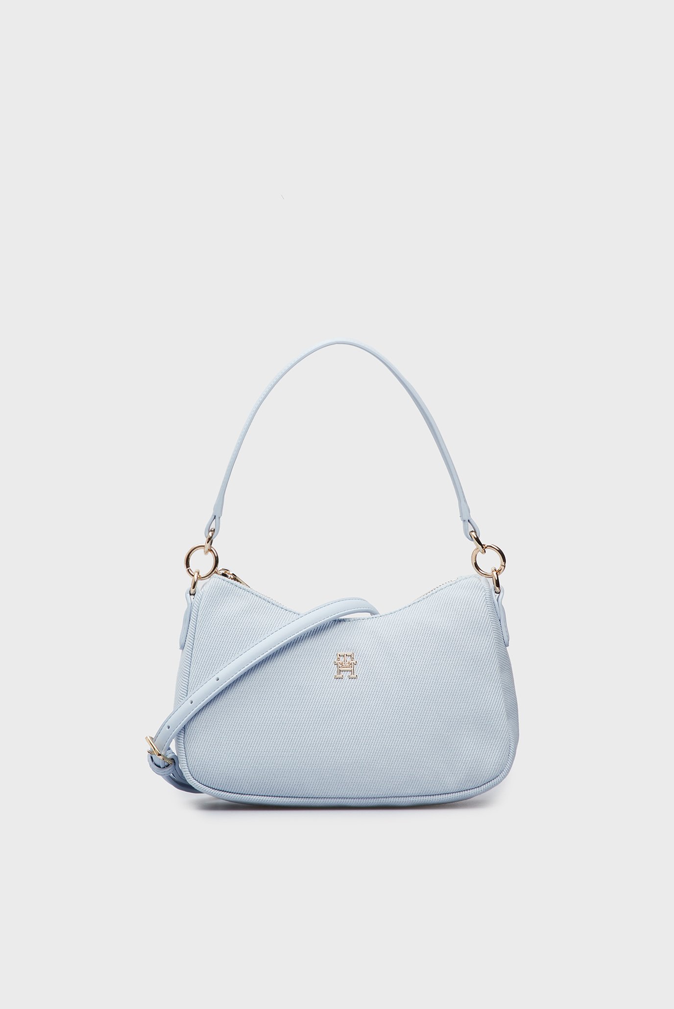 Жіноча блакитна сумка POPPY CANVAS SHOULDER BAG 1