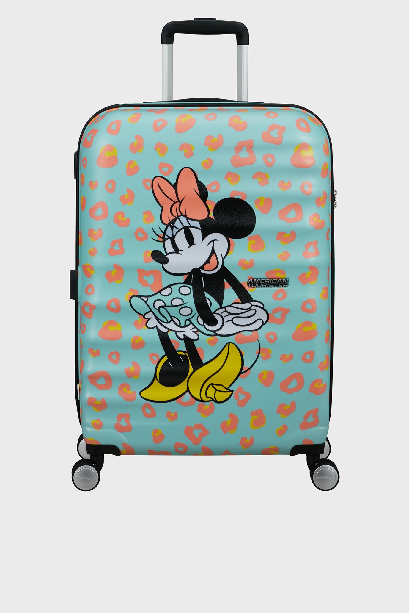 Жіноча бірюзова валіза з візерунком 67 см WAVEBREAKER DISNEY MINNIE PASTEL DOTS 1