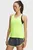 Женская салатовая майка UA Launch Singlet