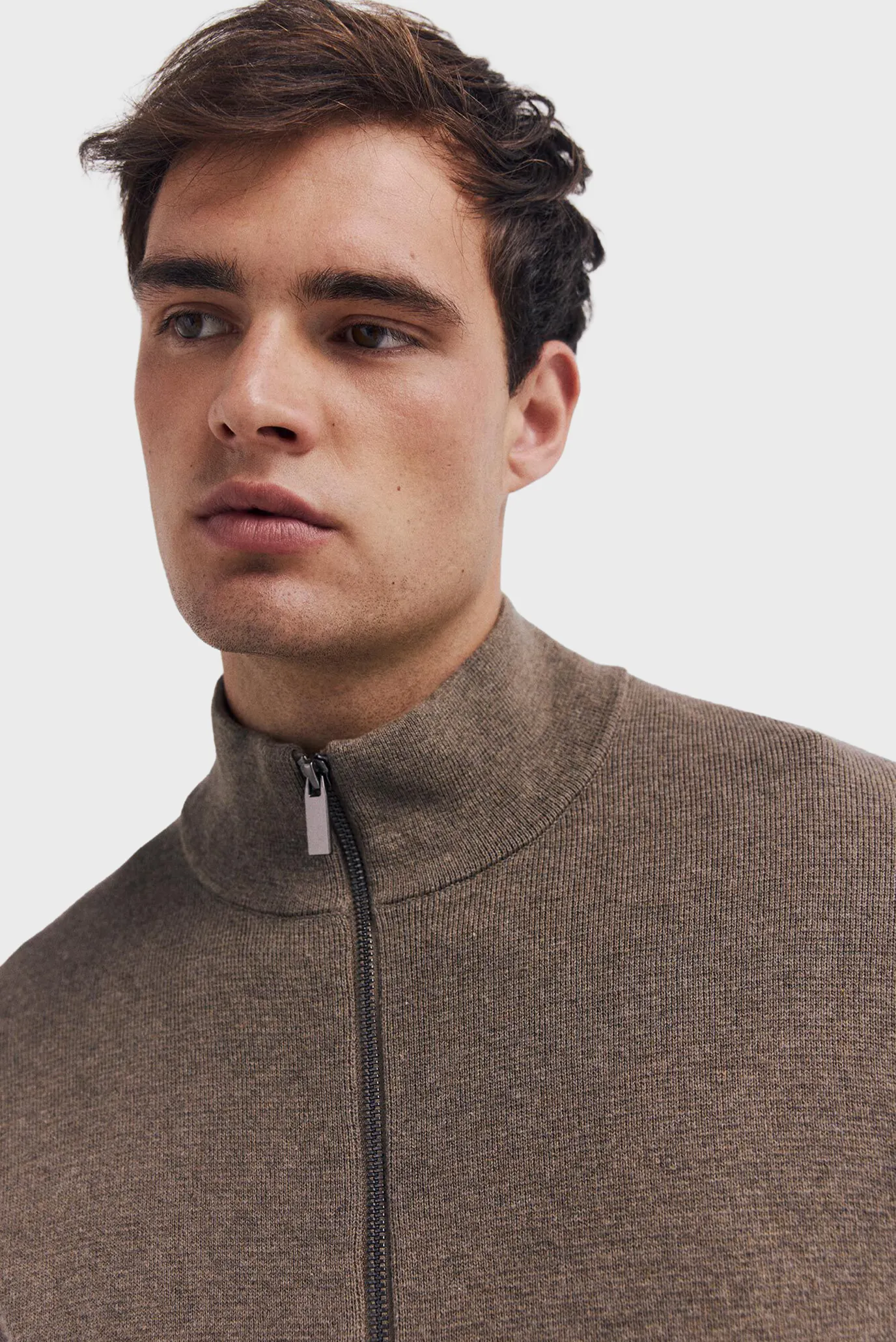 Чоловічий коричневий кардиган Milano 7