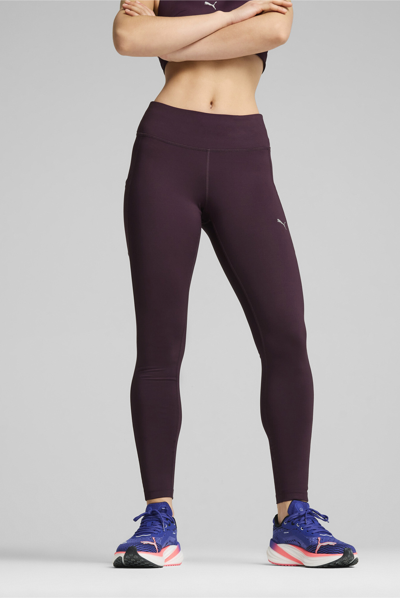 Женские фиолетовые тайтсы RUN FAV VELOCITY Full-Length Women's Running Tights 1