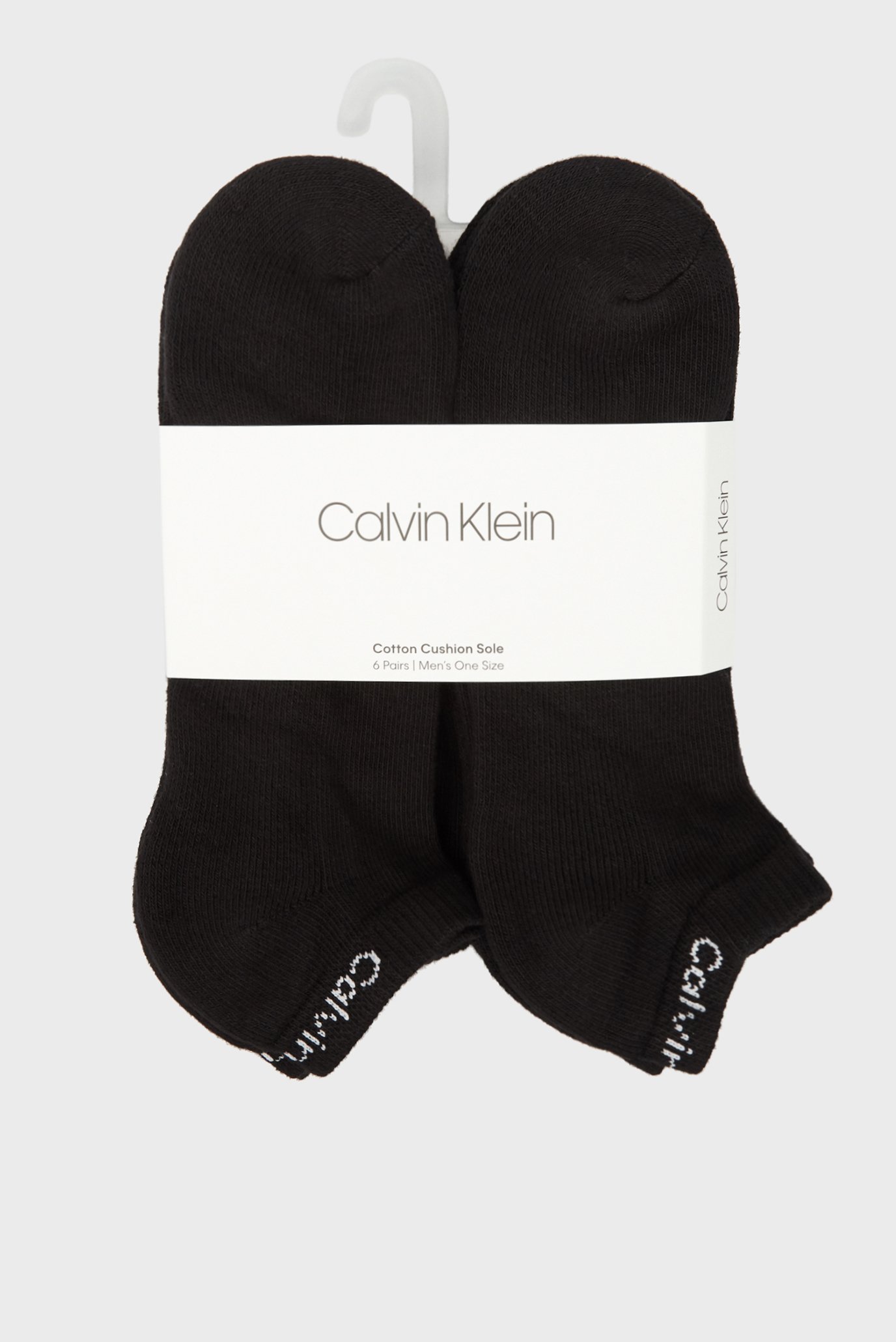 Чоловічі чорні шкарпетки (6 пар) CK MEN LINER BONUS DIEGO 1