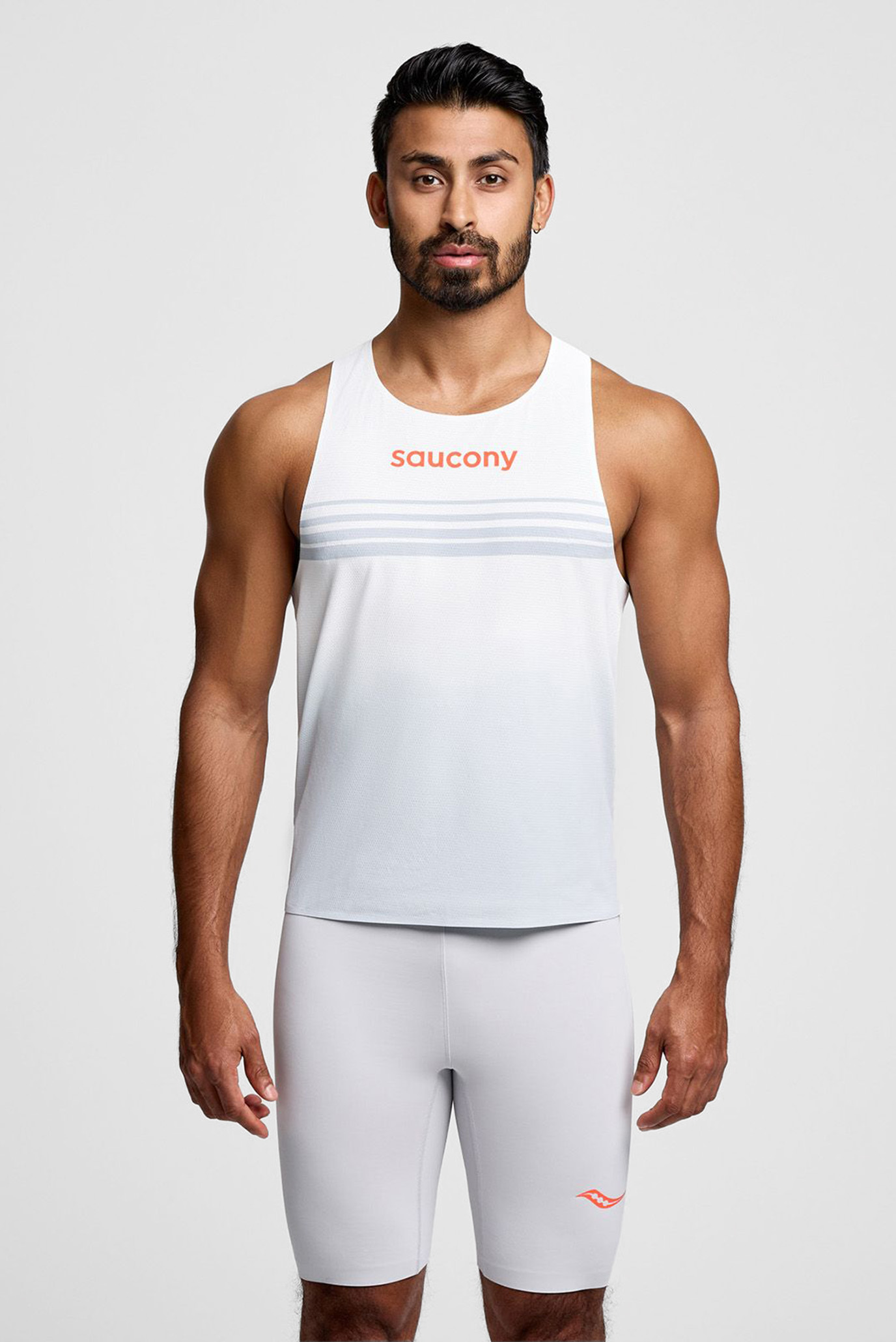 Мужская белая майка ENDORPHIN SINGLET 1