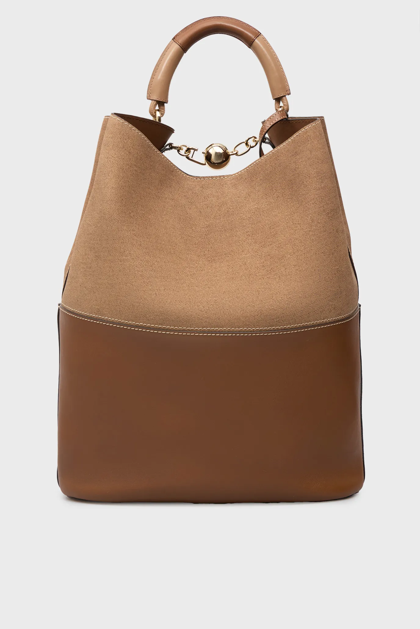 Женская коричневая кожаная сумка 4