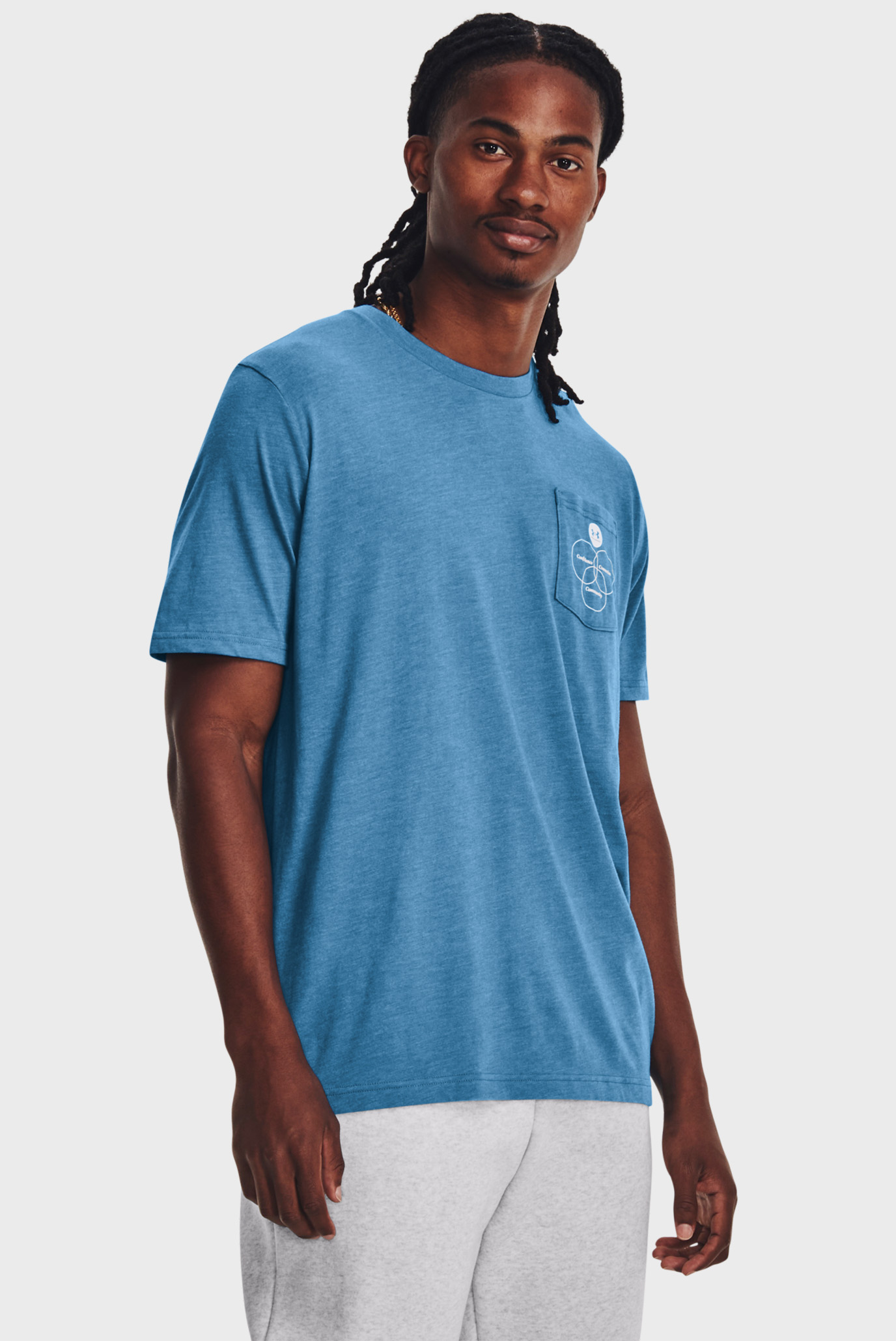 Мужская синяя футболка UA LC CCC SS 1