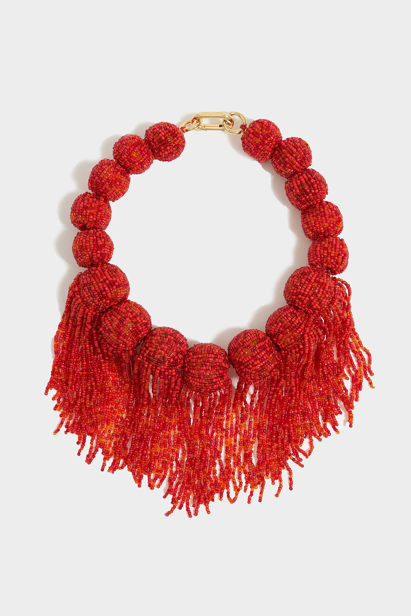 Женское красное ожерелье 1