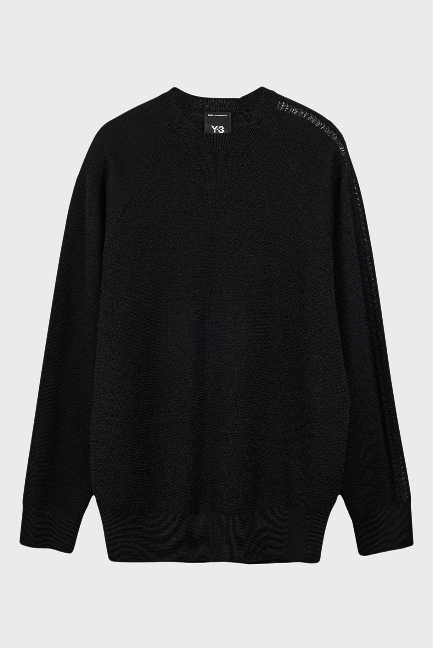 Черный джемпер Y-3 Logo Knit Crew 1