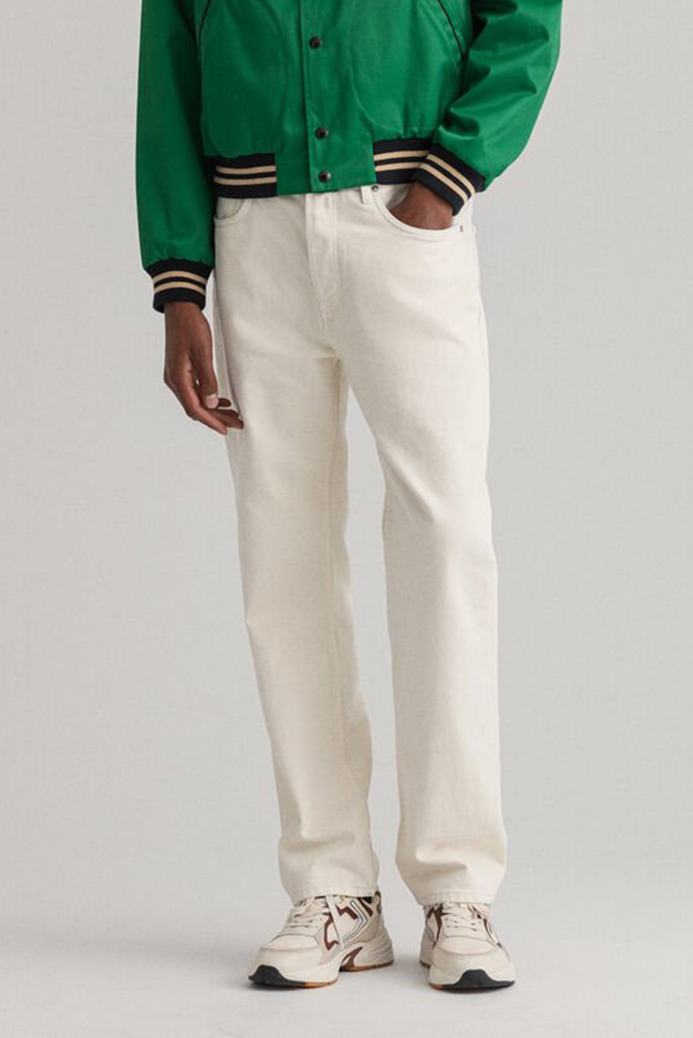 Чоловічі білі джинси RELAXED COLORED DENIM 1