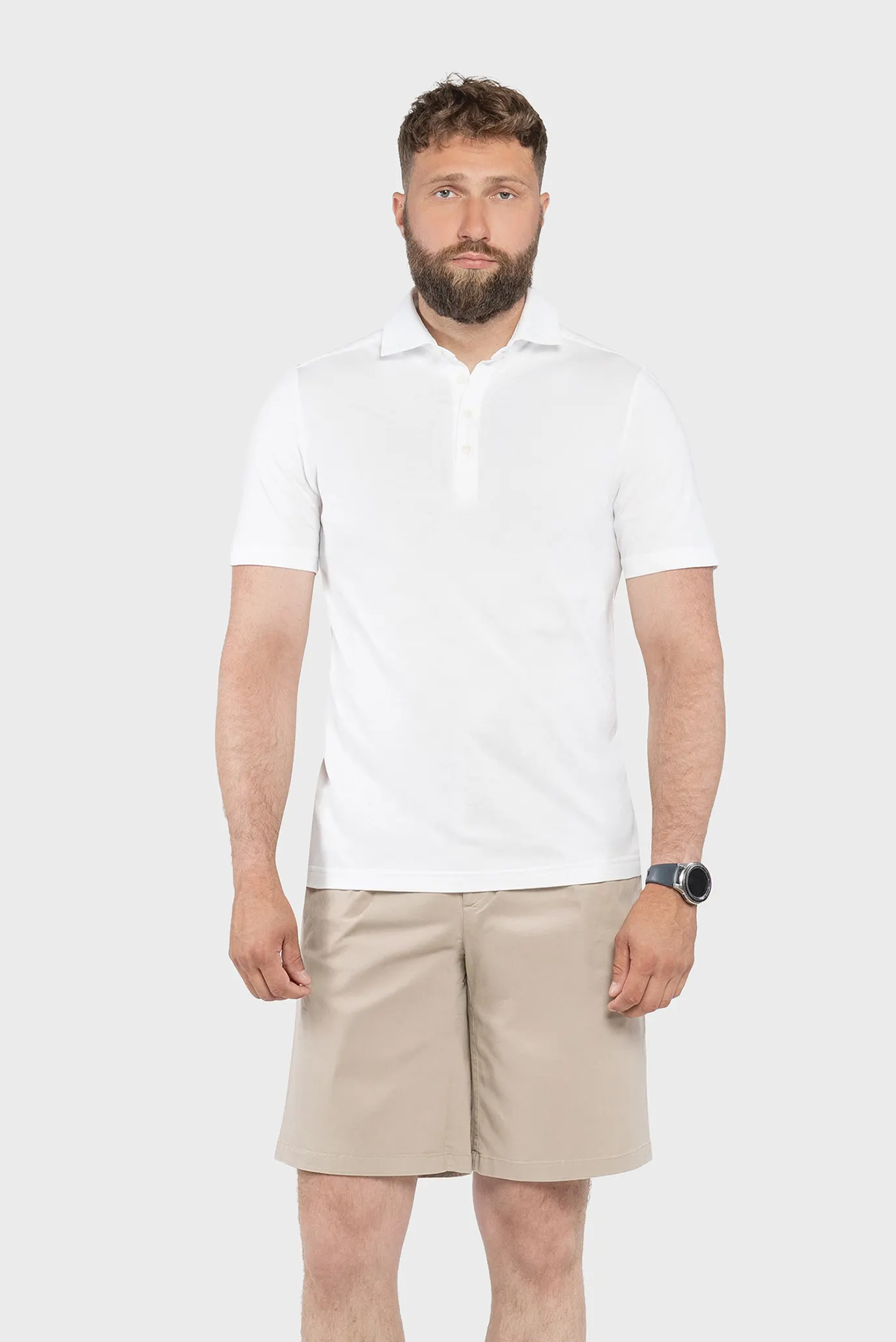 Чоловіче біле поло 1