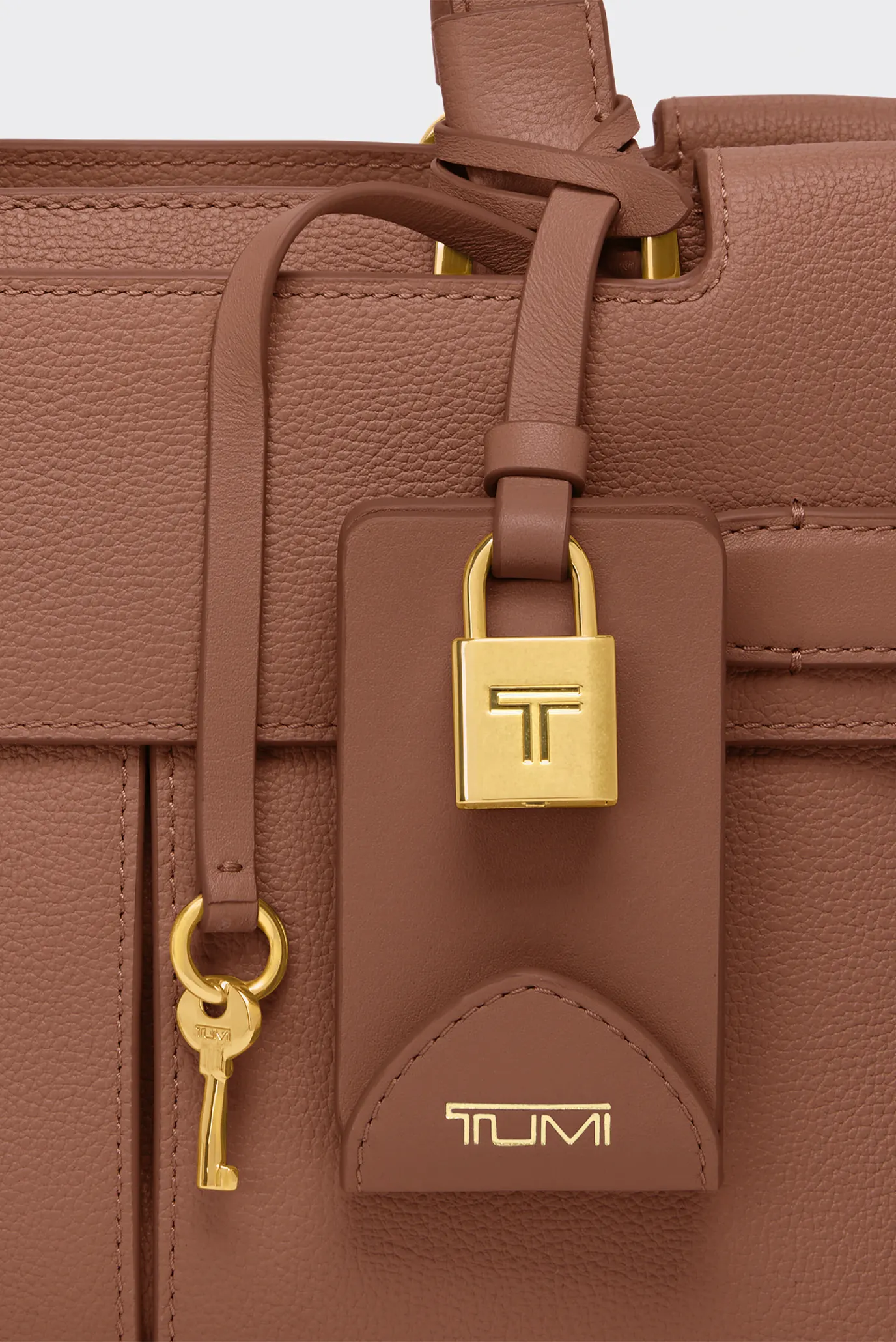 Женская коричневая кожаная сумка AGENT 2