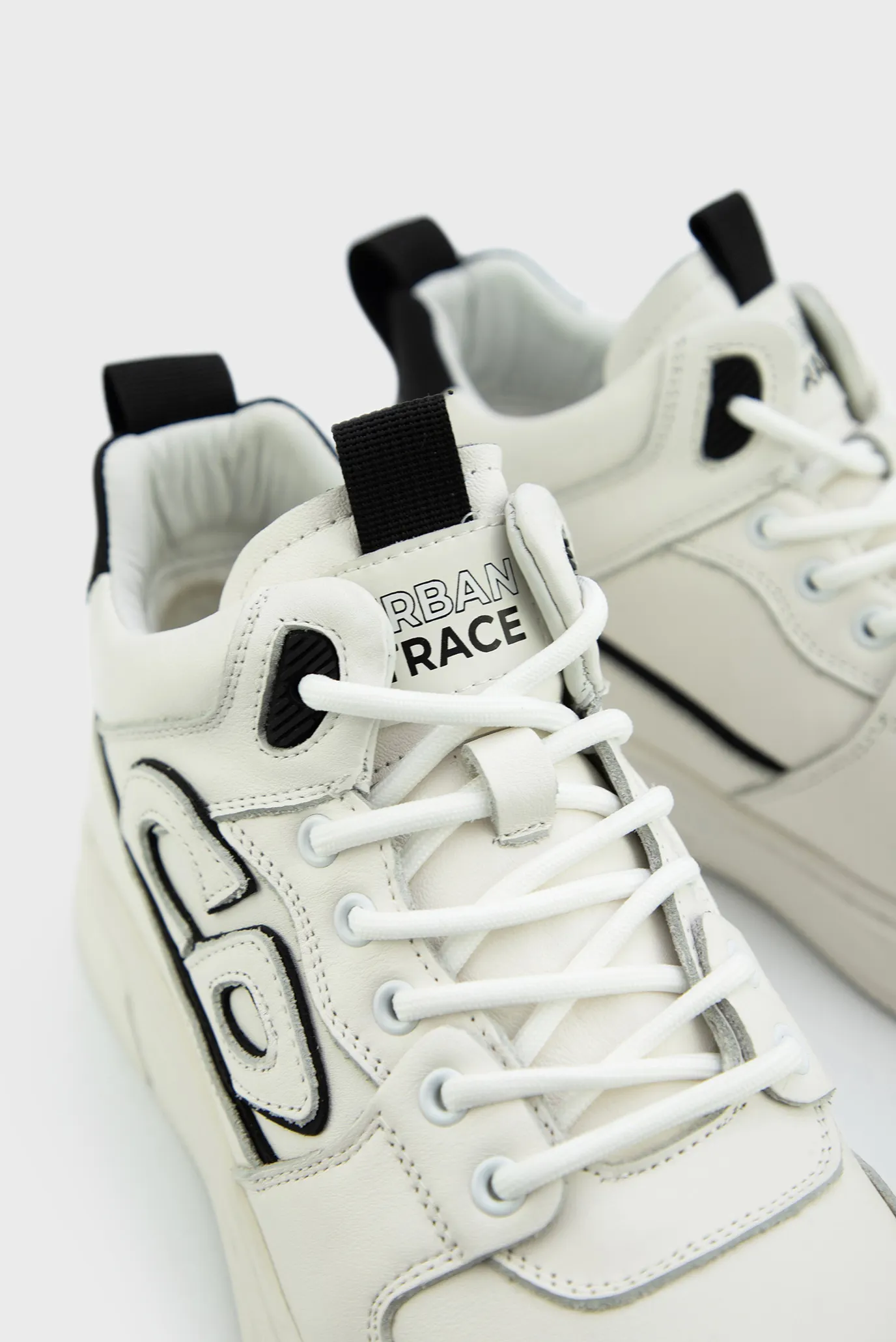 Мужские белые кожаные хайтопы 2