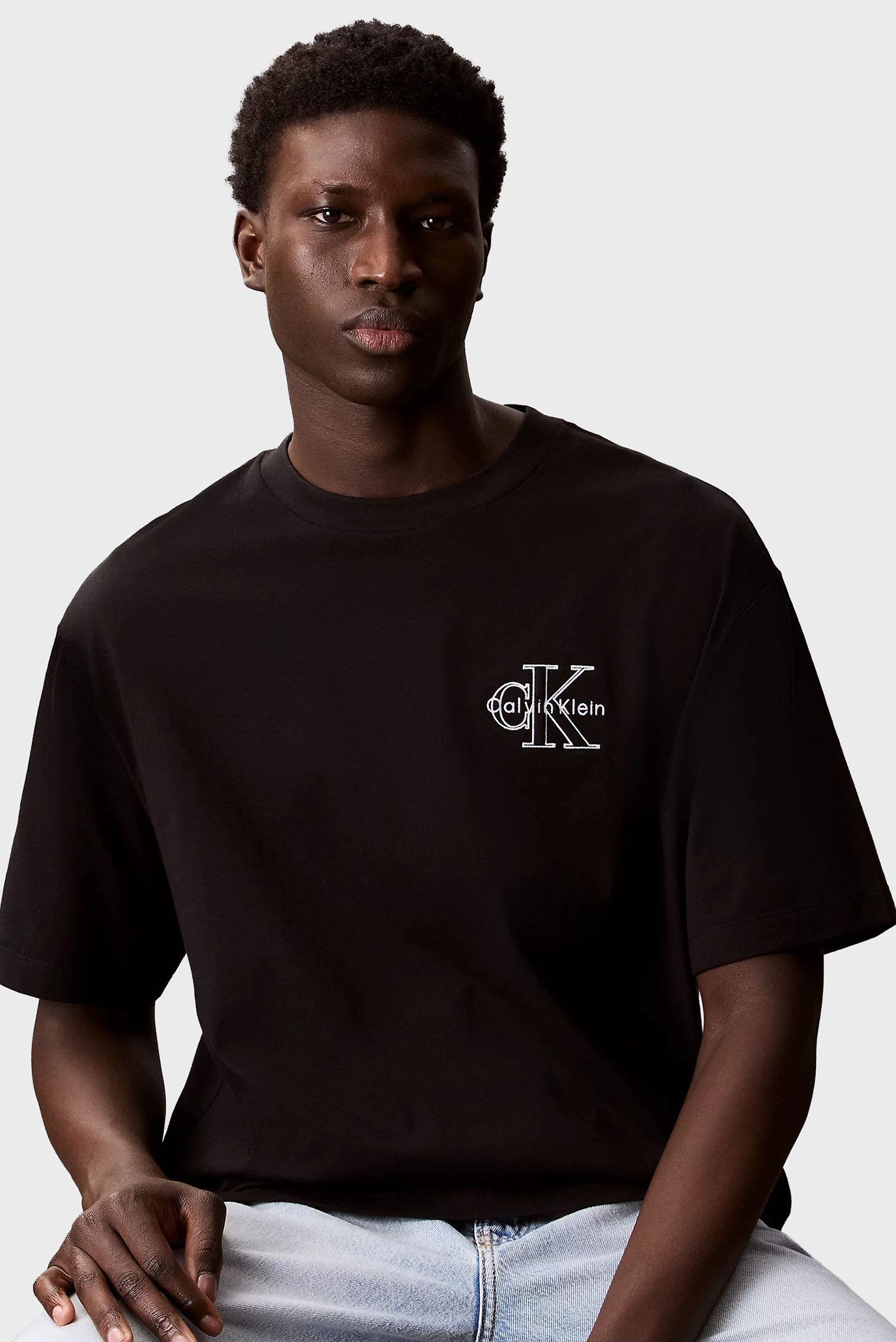 Мужская черная футболка MICRO MONOLOGO GRAPHIC Черный L Calvin Klein Jeans LV04RC856G Мужская черная футболка MICRO MONOLOGO GRAPHIC Черный L Calvin Klein Jeans LV04RC856G