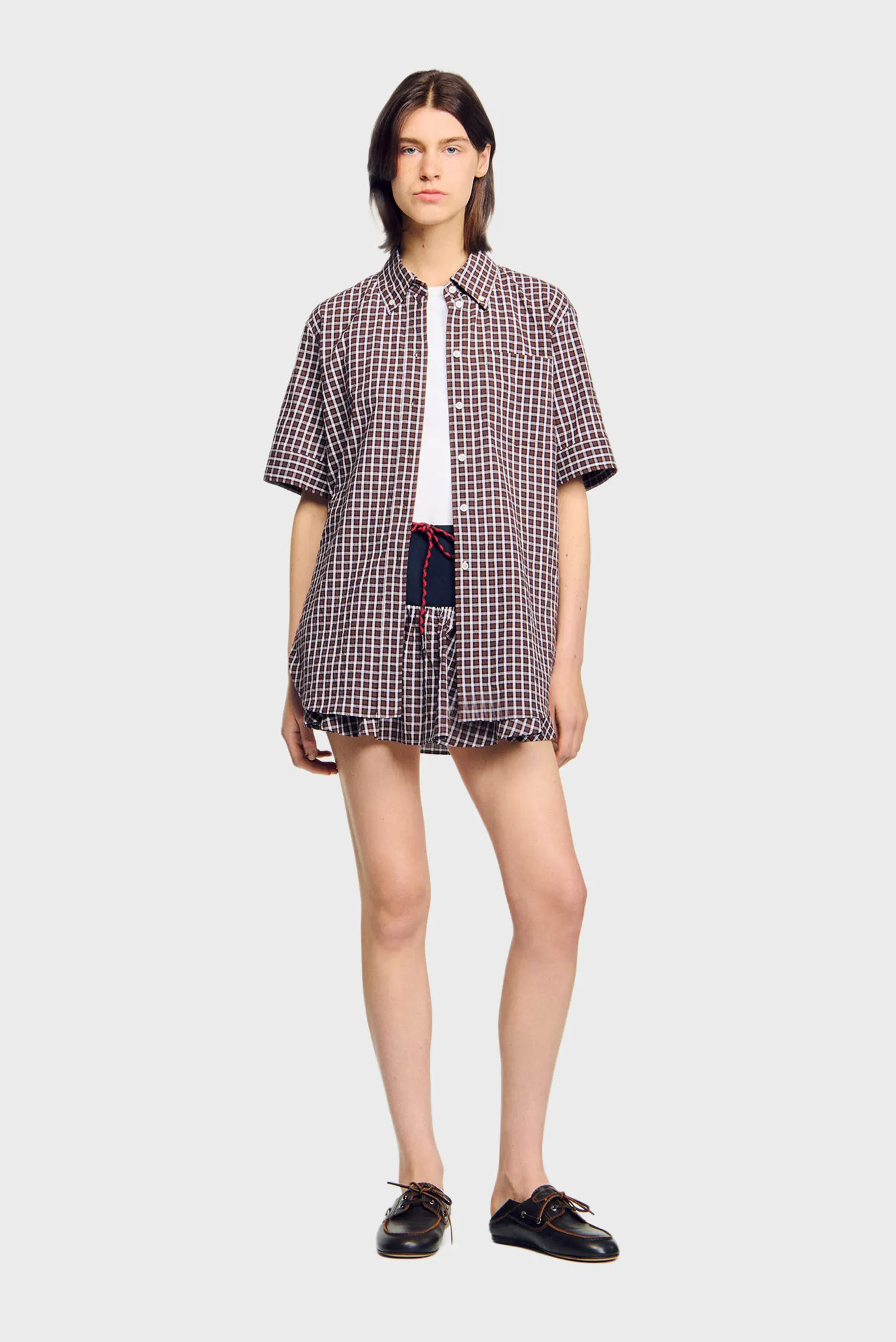 Жіноча картата сорочка 4