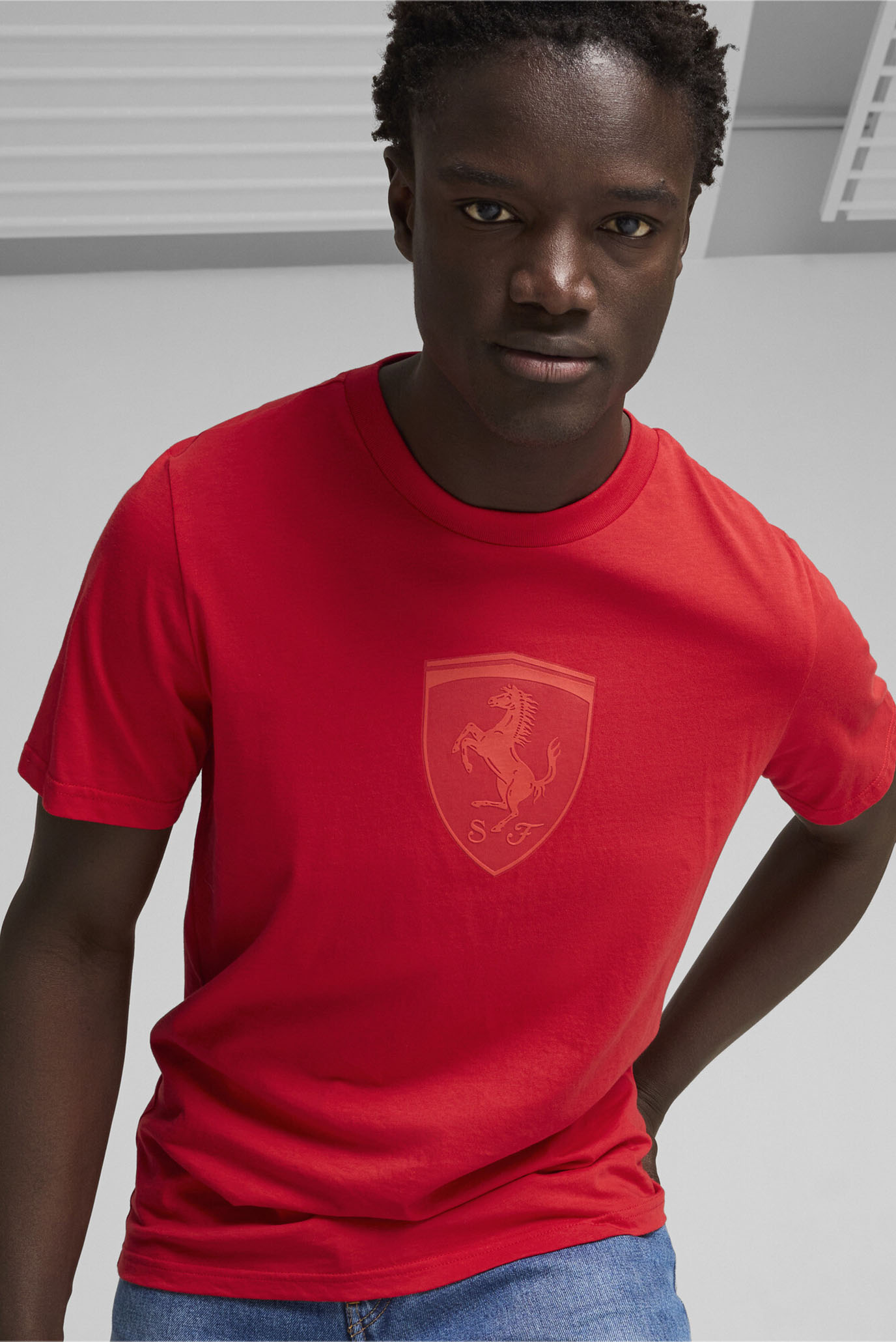 Чоловіча червона футболка Scuderia Ferrari Race Graphic Tee Men 1