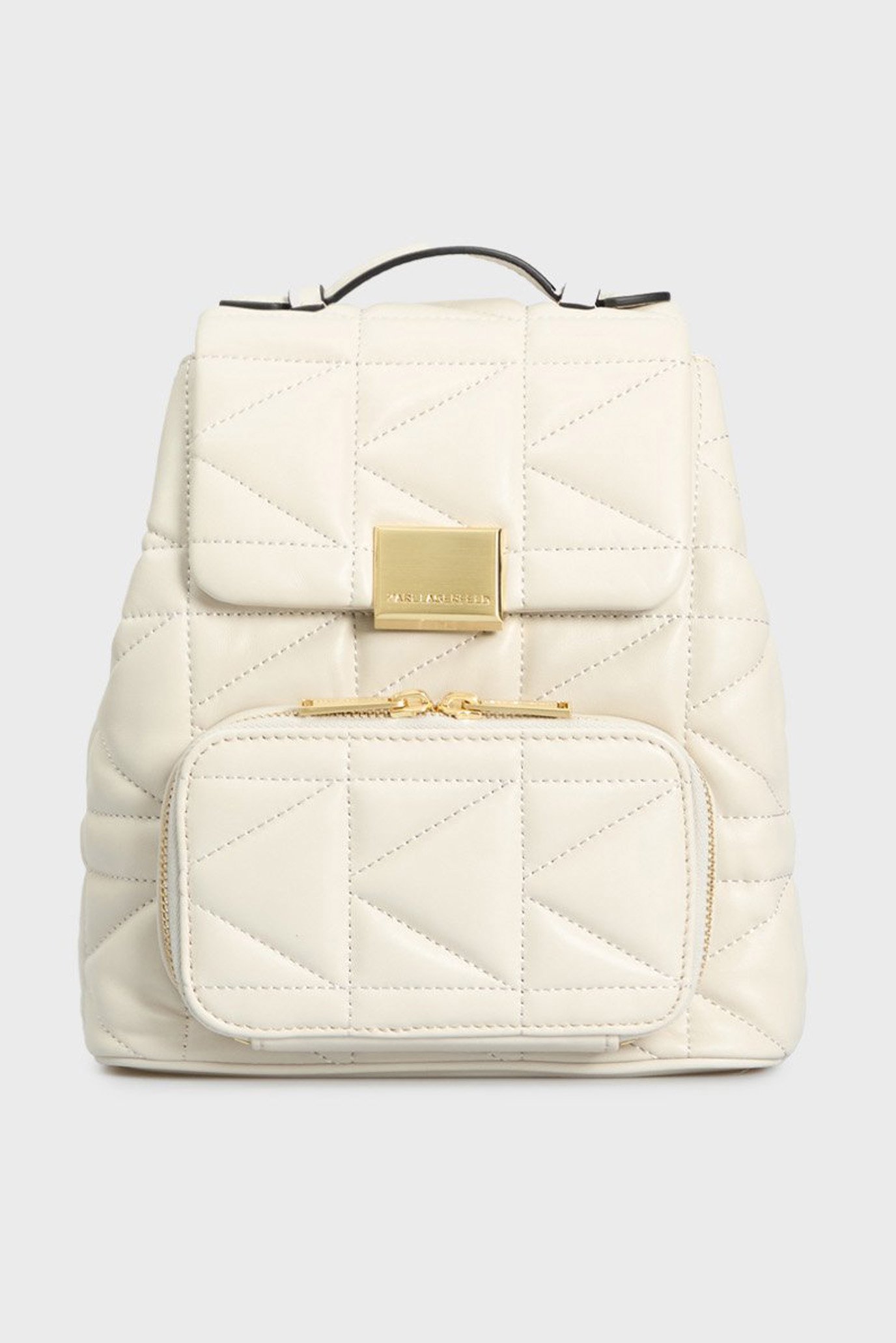 Женский белый кожаный рюкзак Белый ONESIZE Karl Lagerfeld 246W3090 Женский белый кожаный рюкзак Белый ONESIZE Karl Lagerfeld 246W3090
