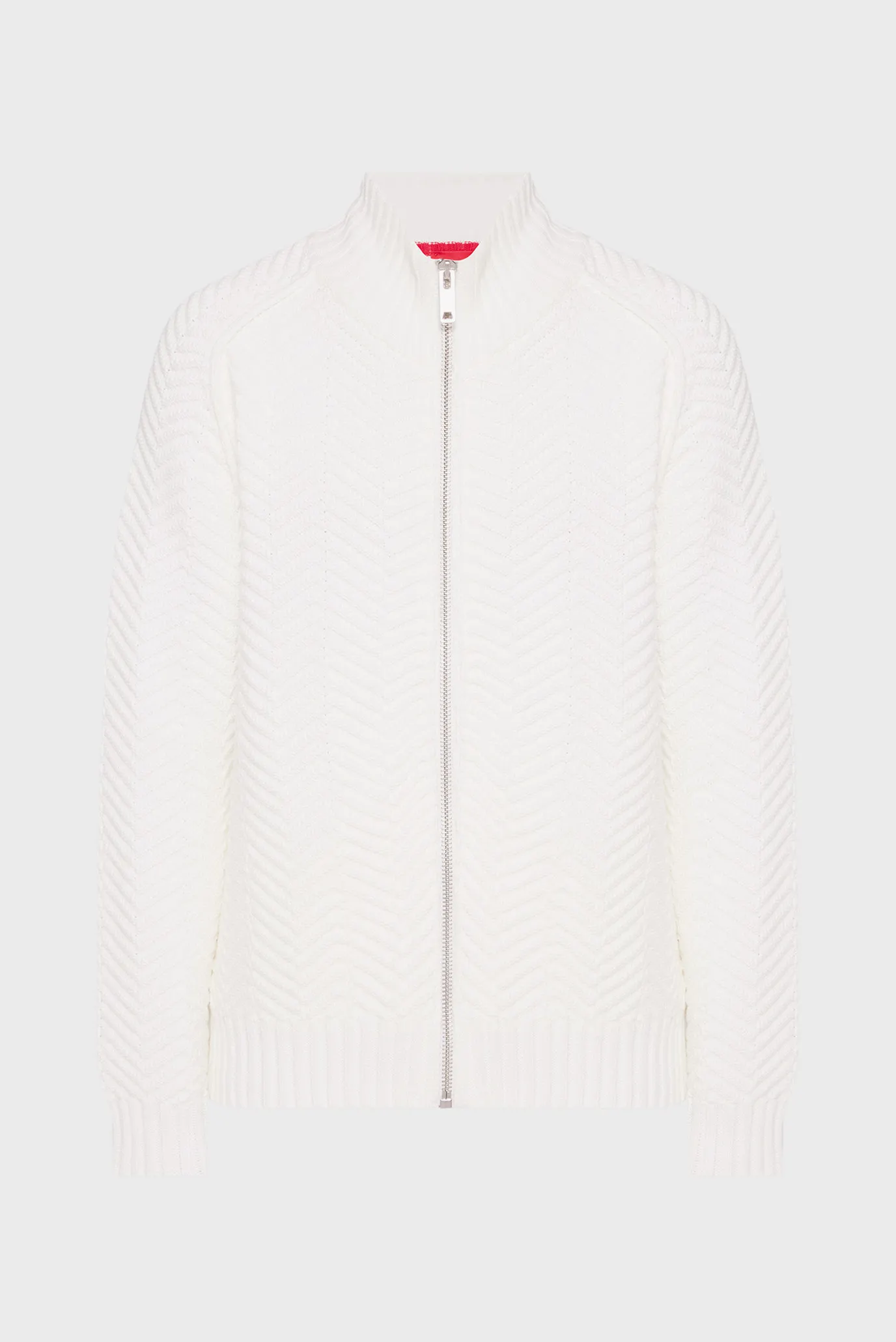 Мужской белый кардиган 5