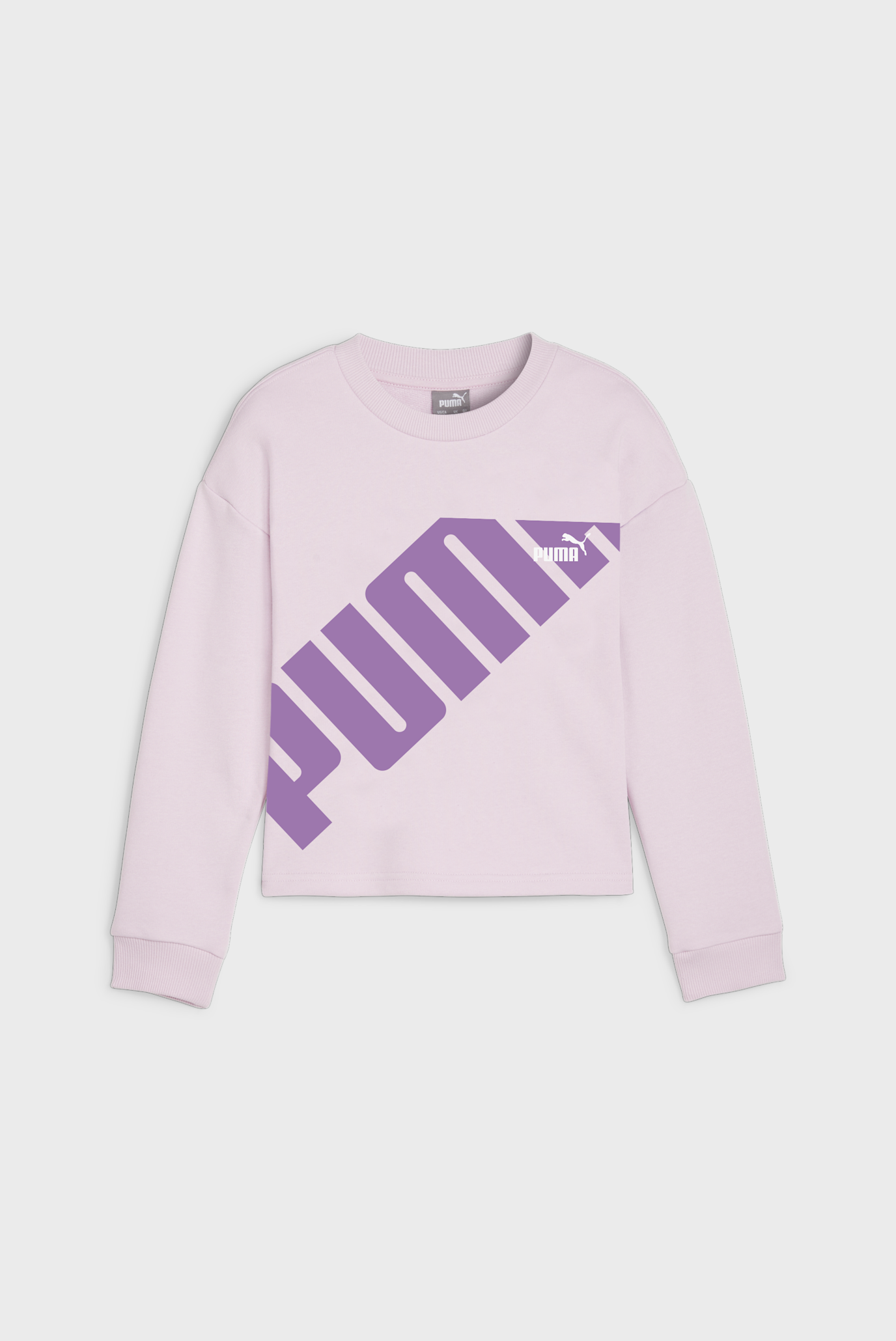 Детский сиреневый свитшот PUMA POWER Youth Sweatshirt 1