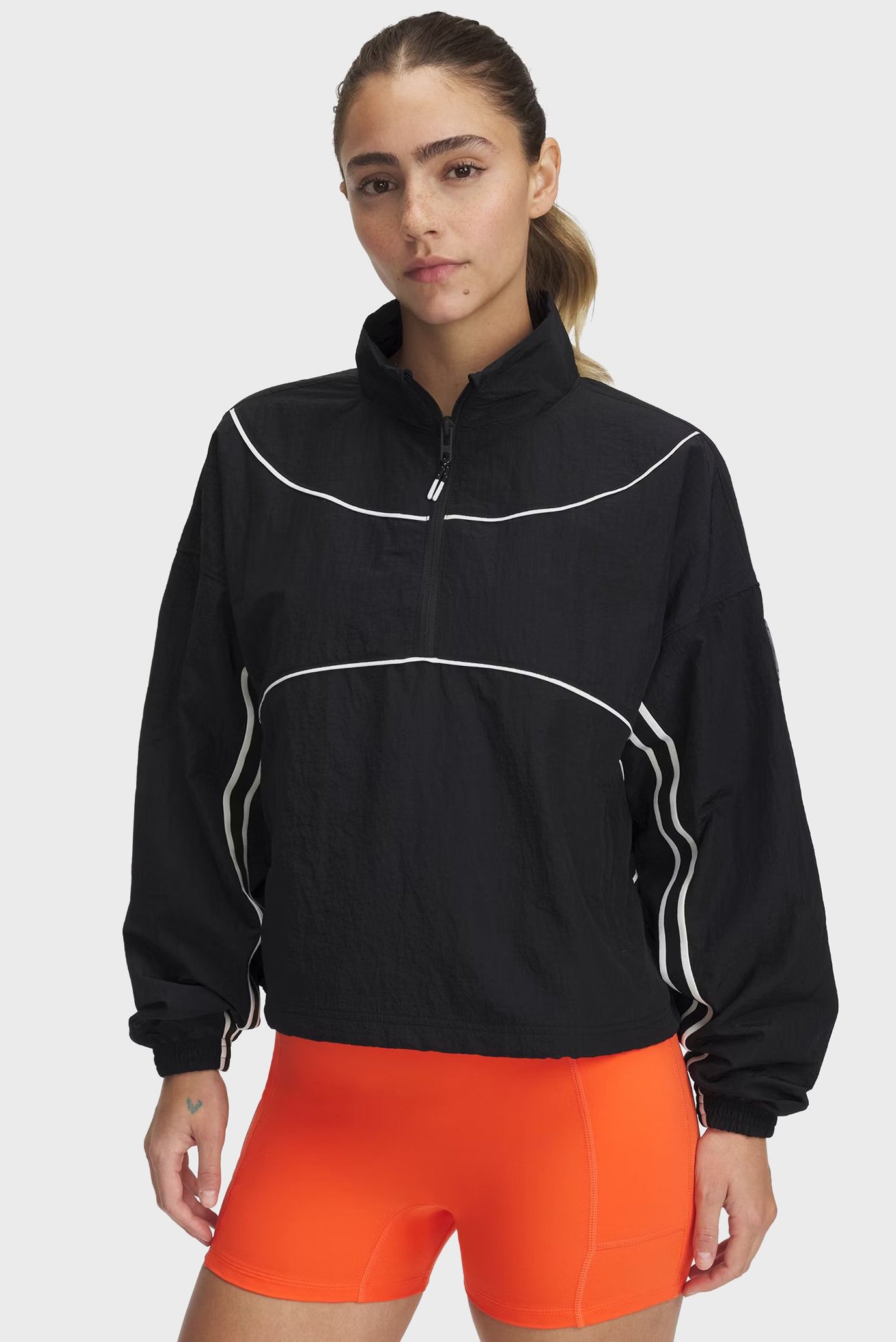 Женский черный анорак UA Run 96 Jacket Черный XS Under Armour 1389567-001 Женский черный анорак UA Run 96 Jacket Черный XS Under Armour 1389567-001
