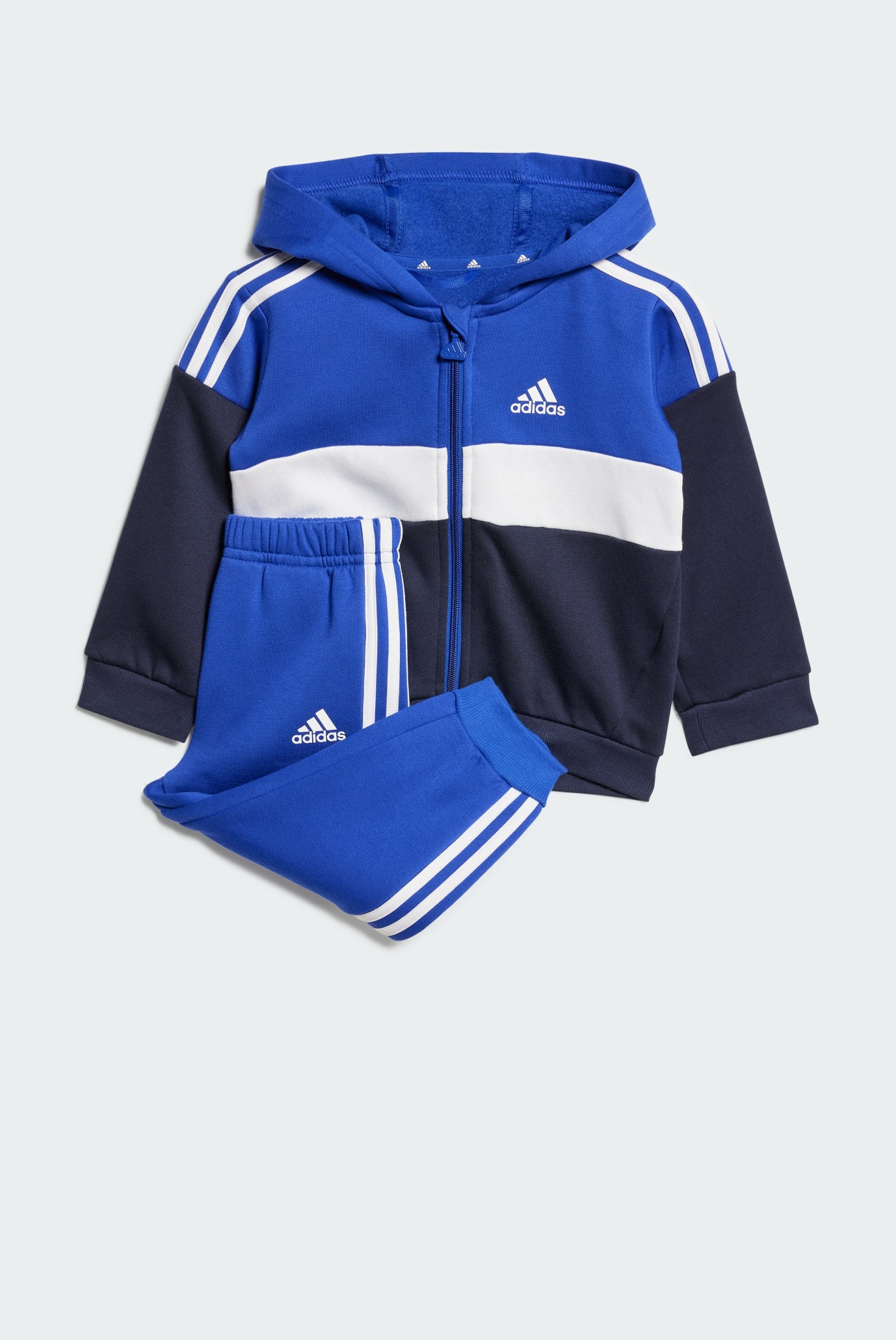 Детский спортивный костюм (худи, брюки) Tiberio 3-Stripes Colorblock Fleece Kids 1