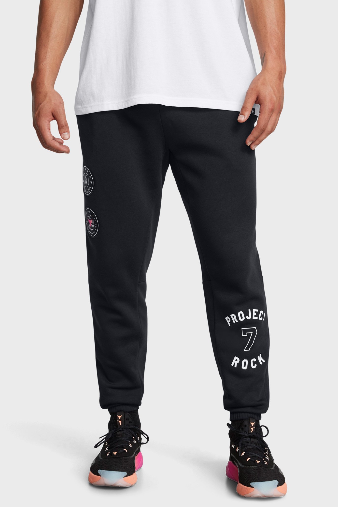 Мужские черные спортивные брюки Pjt Rck Icon Flc Jogger Q3 1