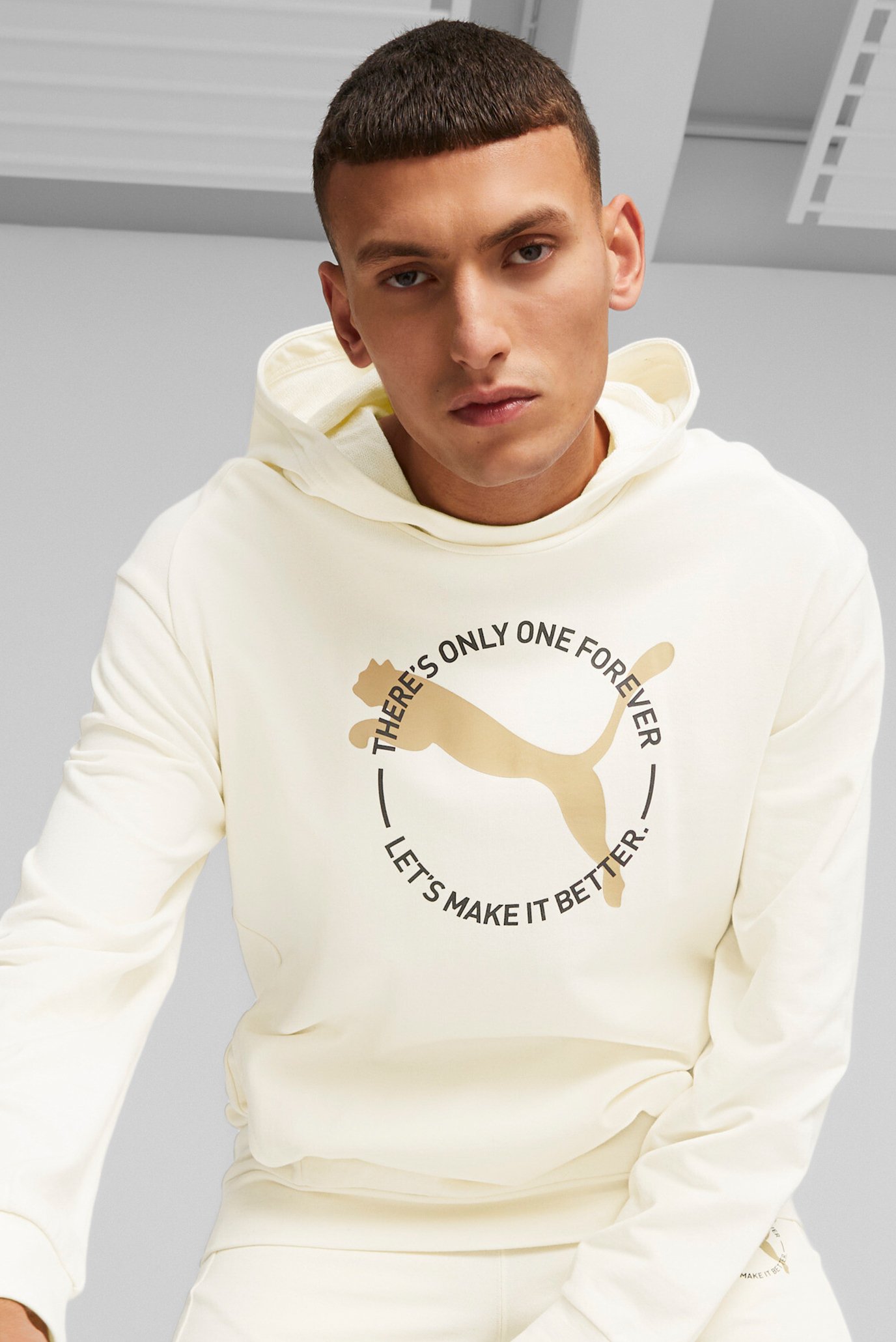 Мужское белое худи Better Sportswear Men’s Hoodie 1